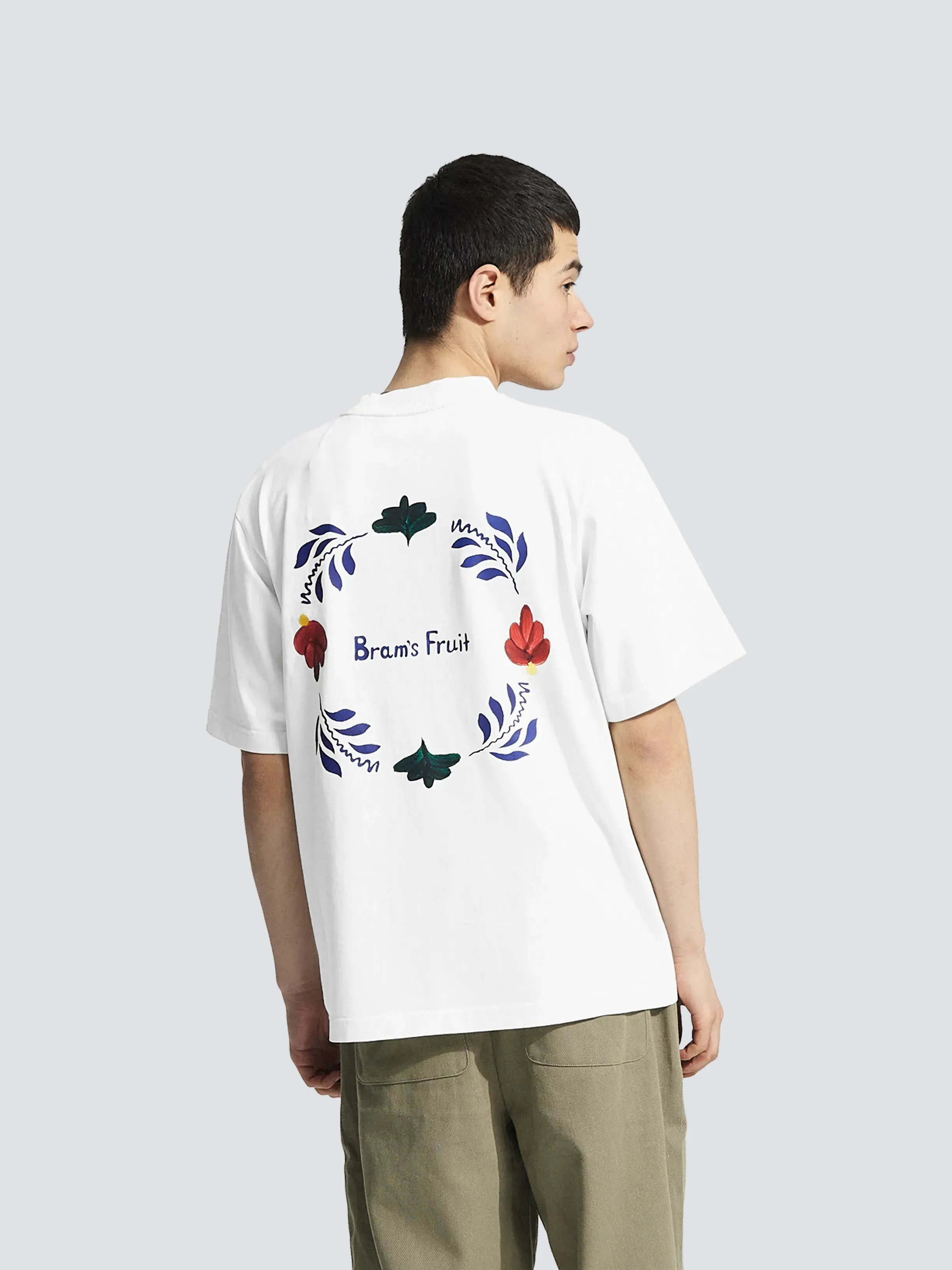 Flora T-shirt - Solid White sold by Bram's Fruit