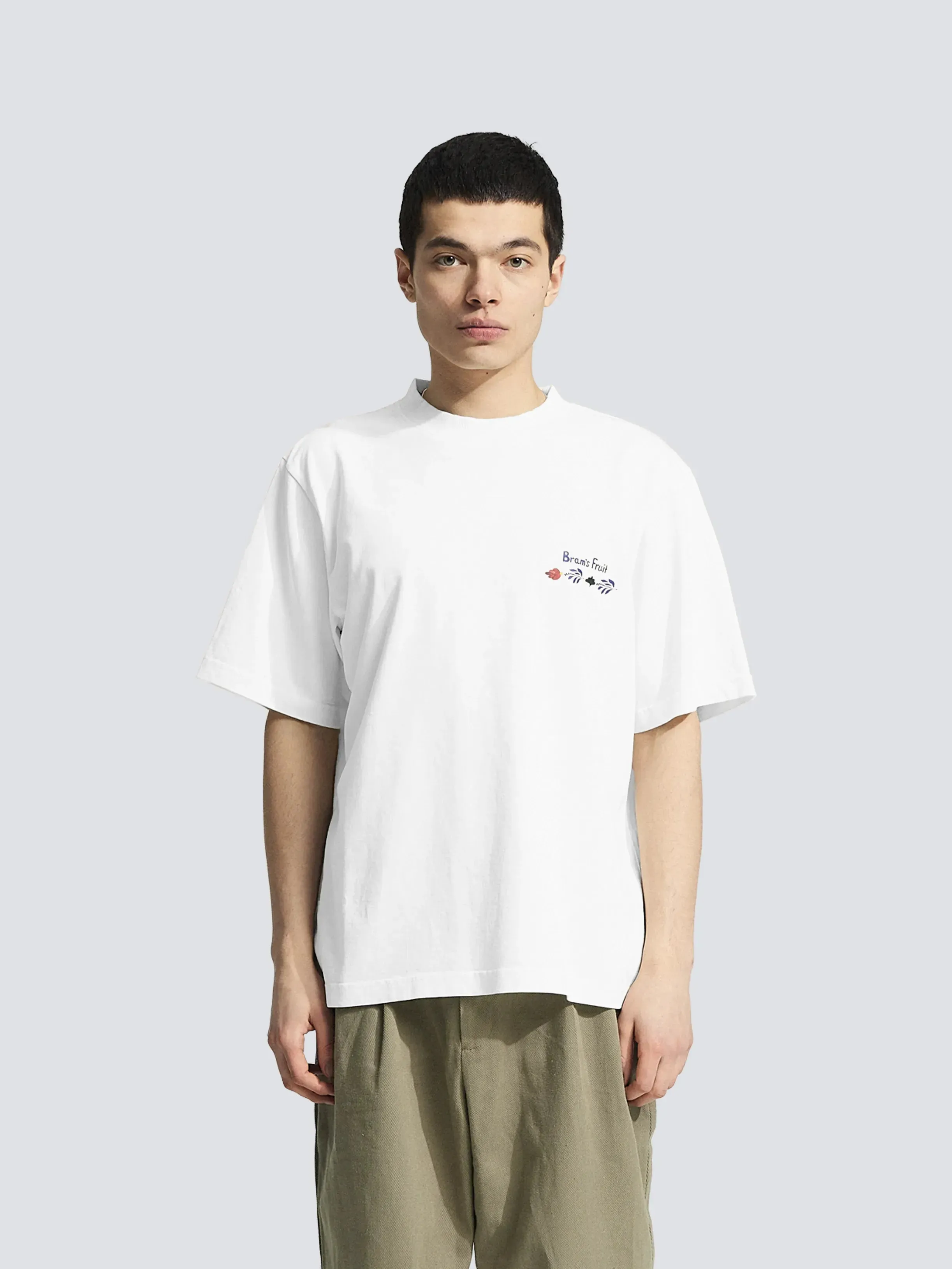 Flora T-shirt - Solid White sold by Bram's Fruit product image thumbnail 3