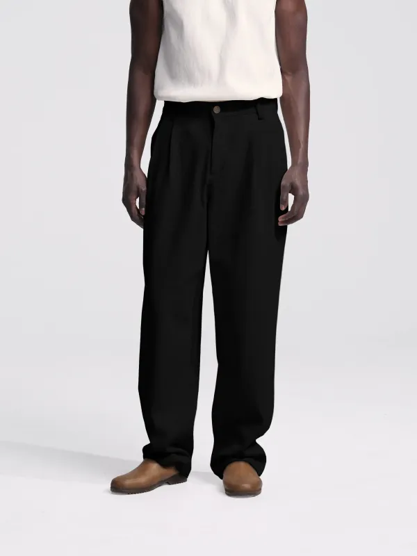 Twill Trousers - Black sold by Bram's Fruit