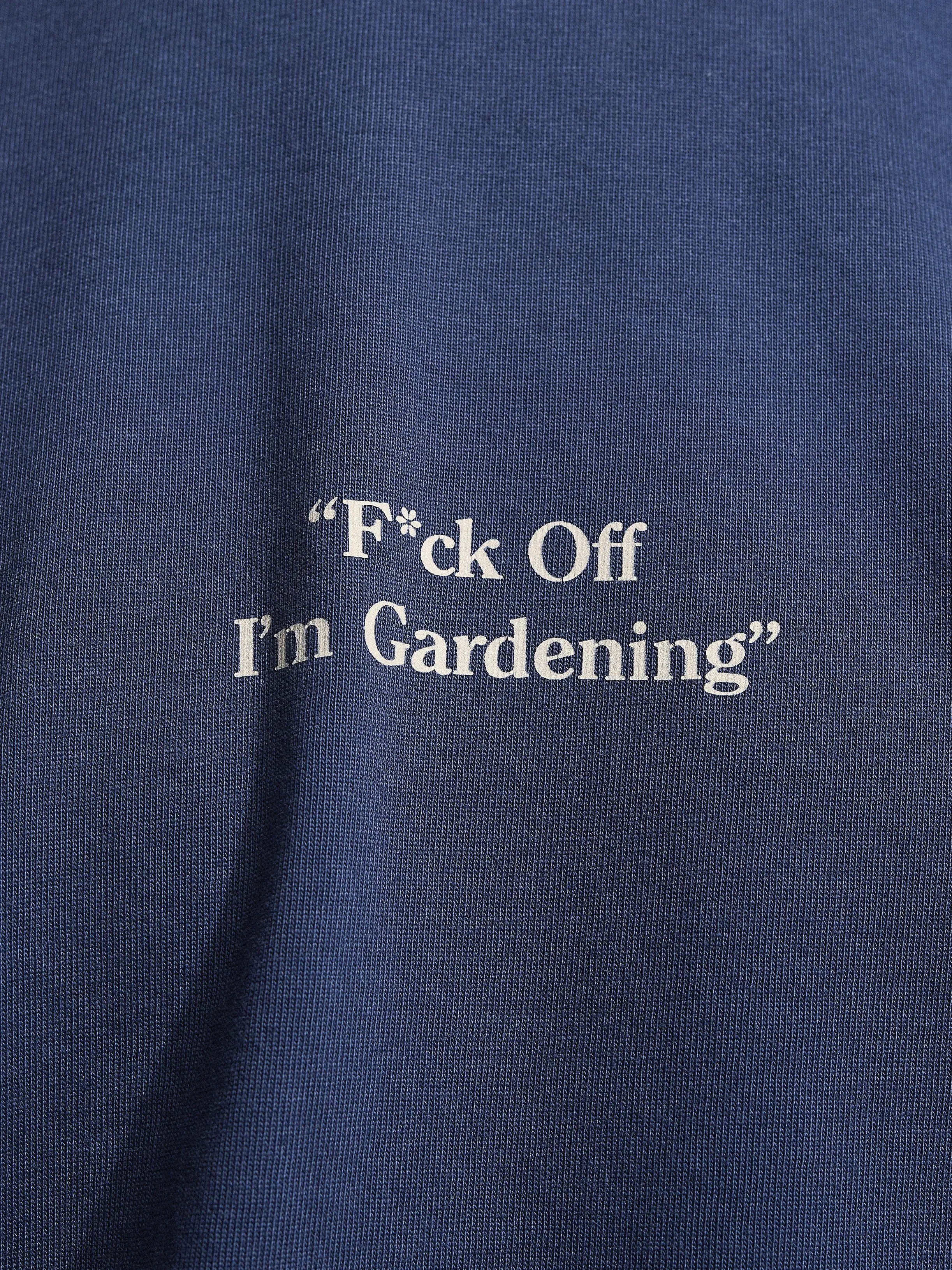 "F*ck Off I'm Gardening" Raglan Hoodie- Solid Midnight Blue sold by Bram's Fruit product image thumbnail 4