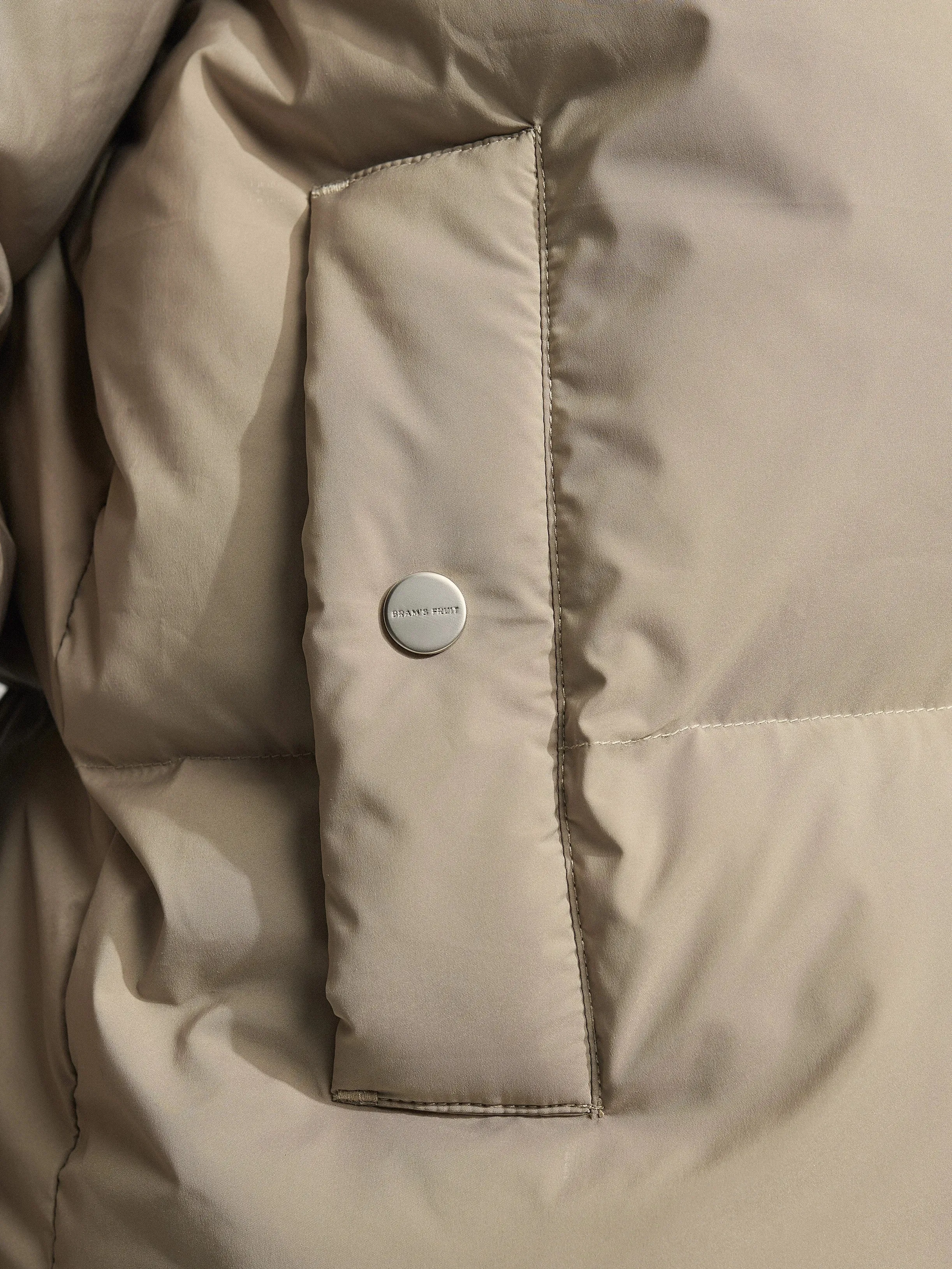 Hooded Puffer Jacket - Khaki sold by Bram's Fruit product image thumbnail 5