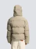 Hooded Puffer Jacket - Khaki sold by Bram's Fruit