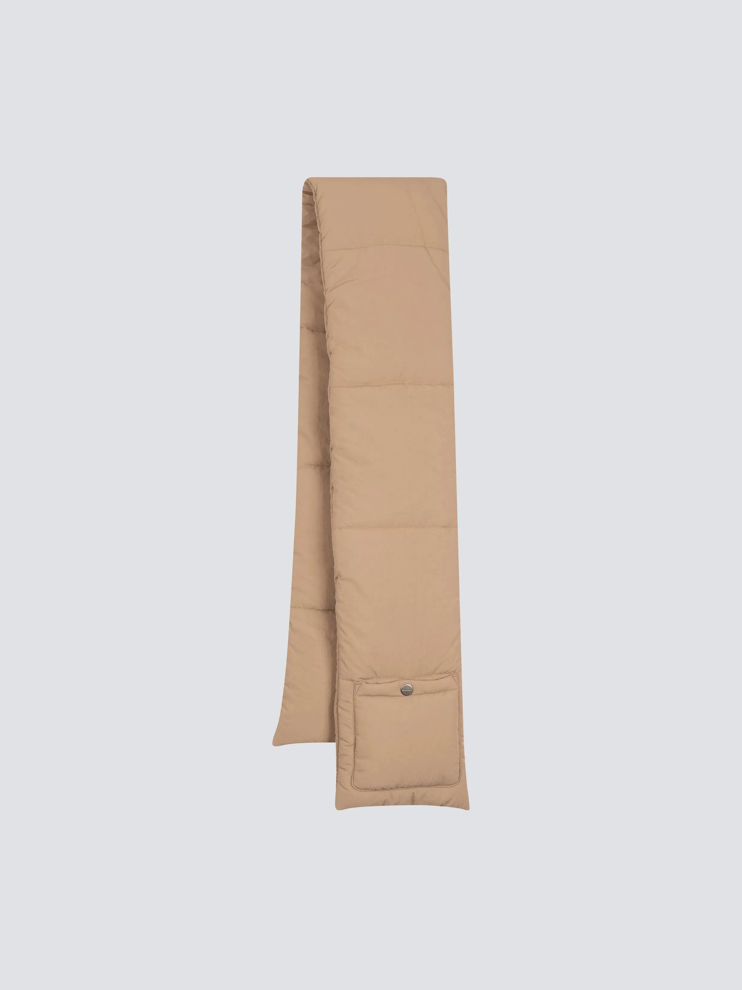 Emblem patch padded Scarf - Khaki sold by Bram's Fruit product image thumbnail 2