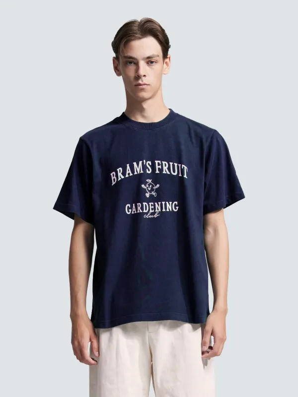 Gardening Club T-shirt - Navy sold by Bram's Fruit