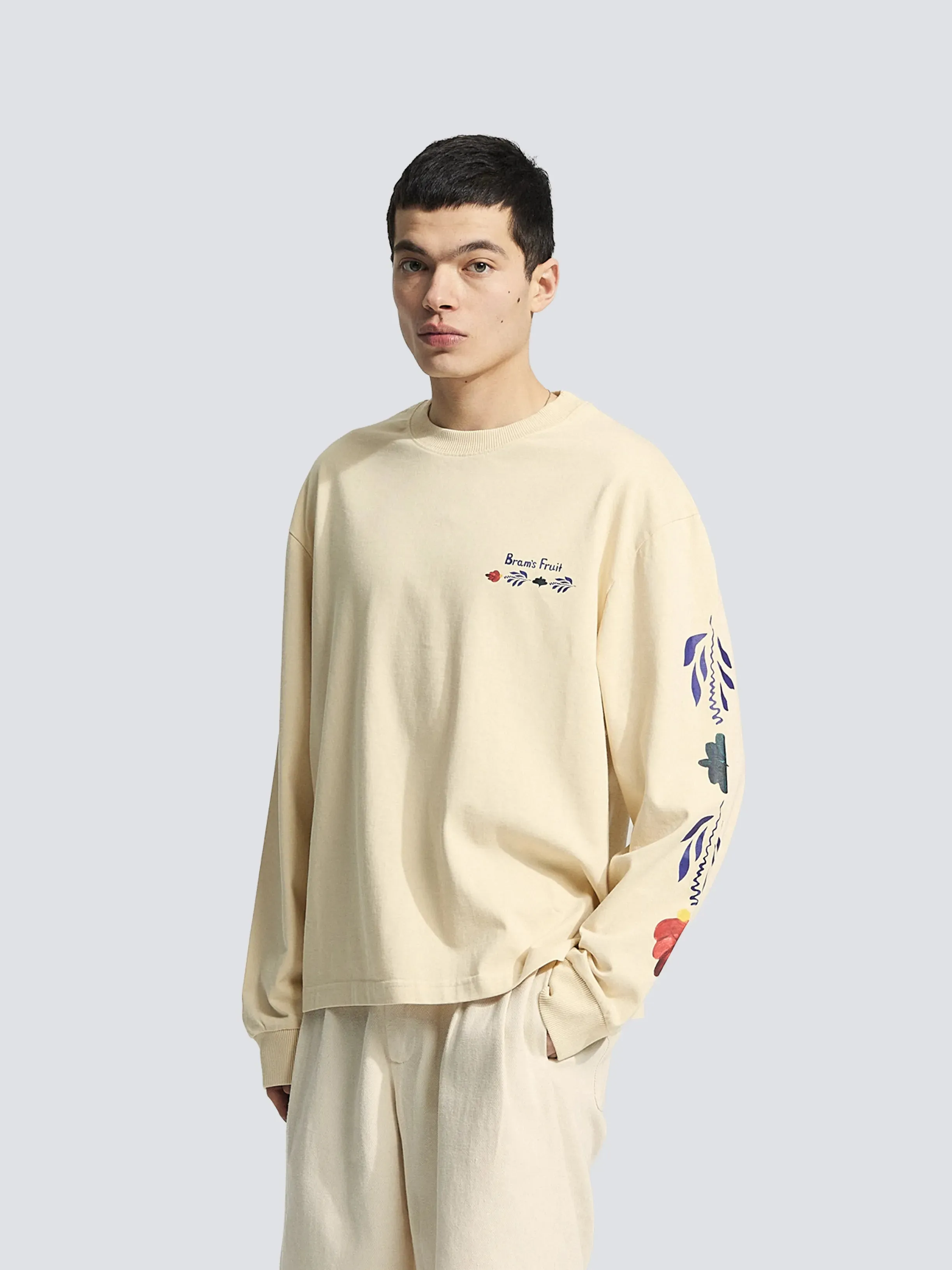 Flora Longsleeve - Solid Beige sold by Bram's Fruit product image thumbnail 2