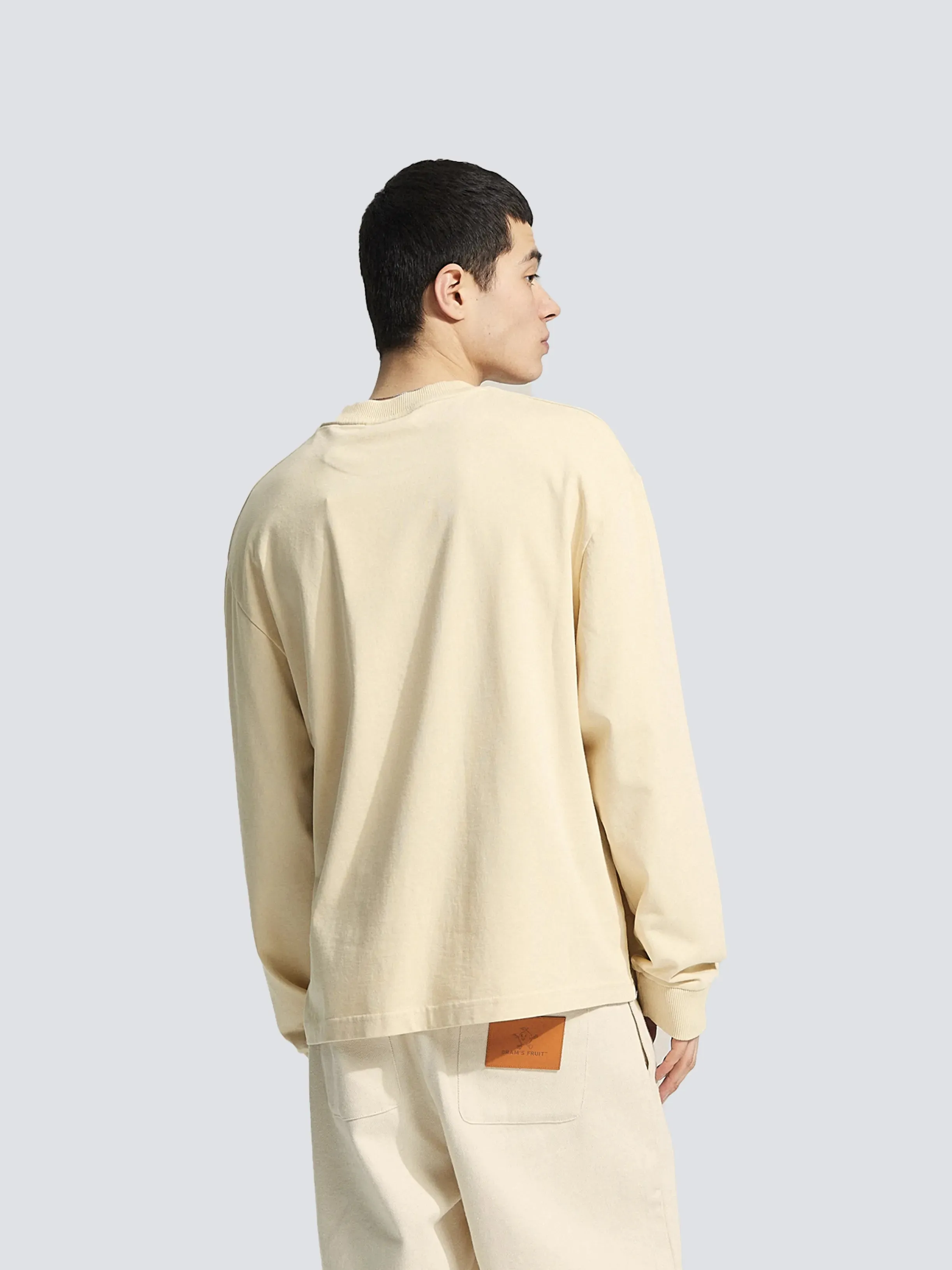 Flora Longsleeve - Solid Beige sold by Bram's Fruit product image thumbnail 3