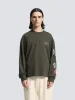 Flora Longsleeve - Solid Charcoal Black sold by Bram's Fruit