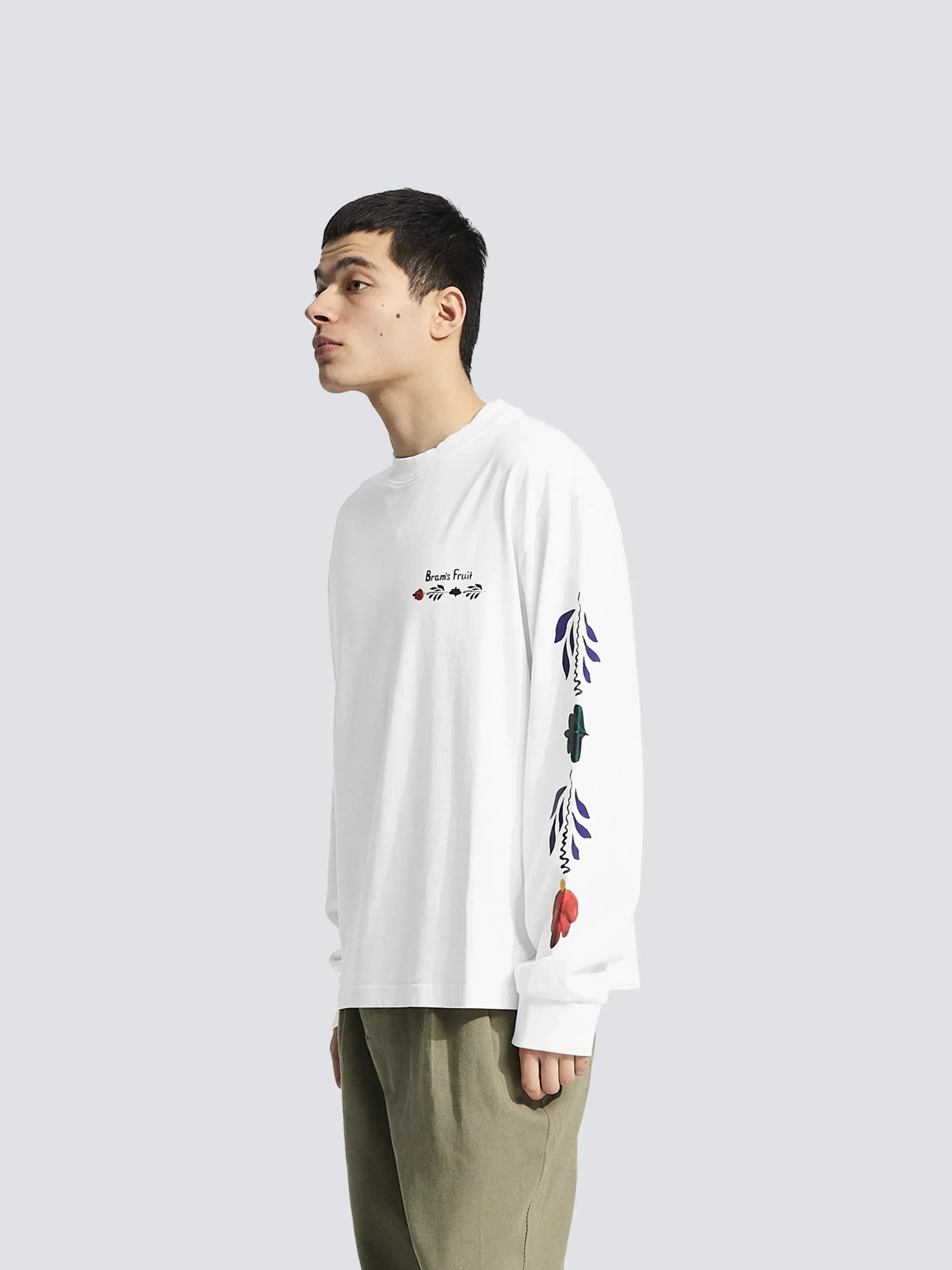 Flora Longsleeve - Solid White sold by Bram's Fruit product image thumbnail 2