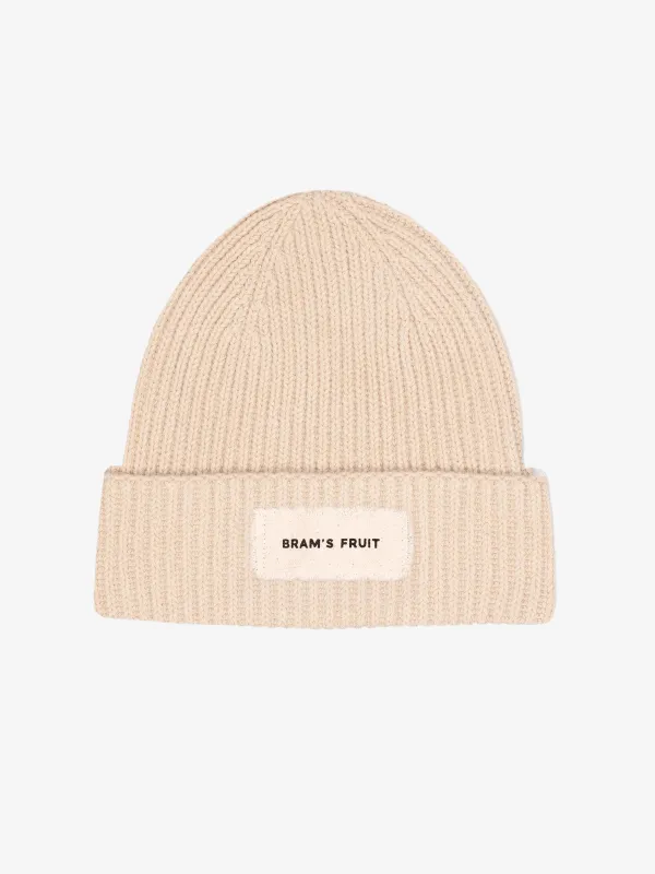 Distressed  Beanie- Beige sold by Bram's Fruit