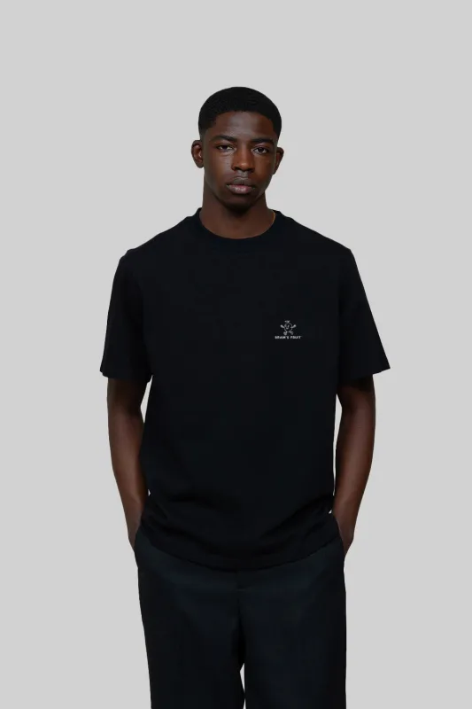 Lemon Outline T-shirt - Black sold by Bram's Fruit