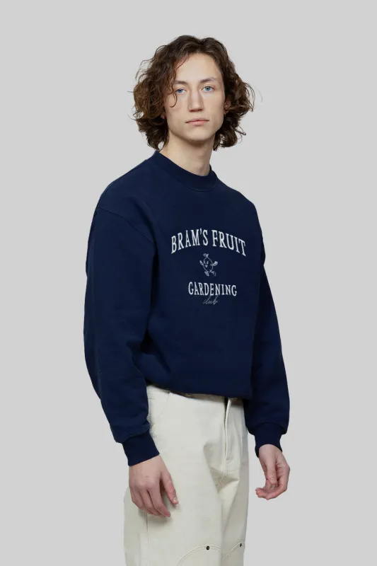 Gardening Club Crewneck - Navy sold by Bram's Fruit