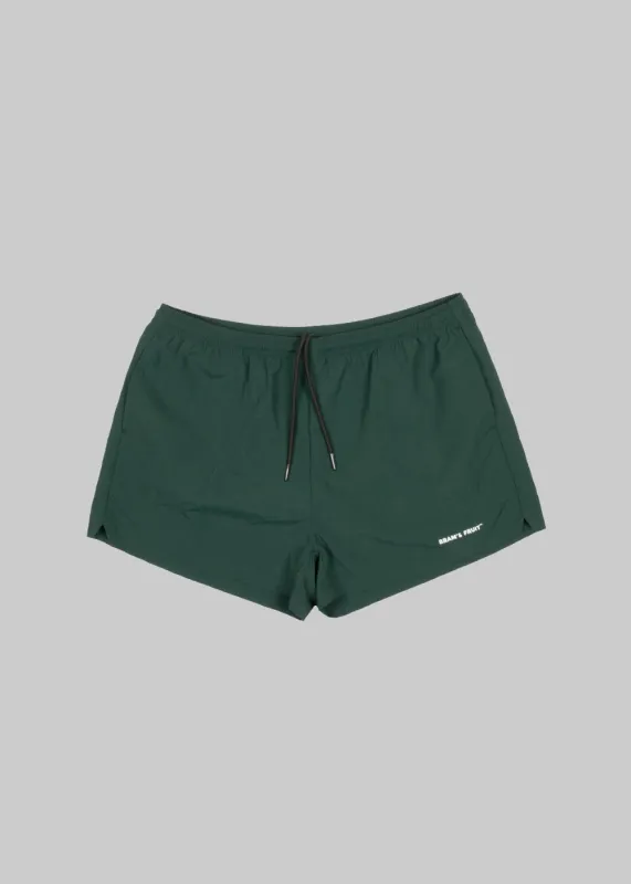 Logo shorts green sold by Bram's Fruit