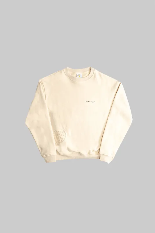 Fruitnet Crewneck beige sold by Bram's Fruit