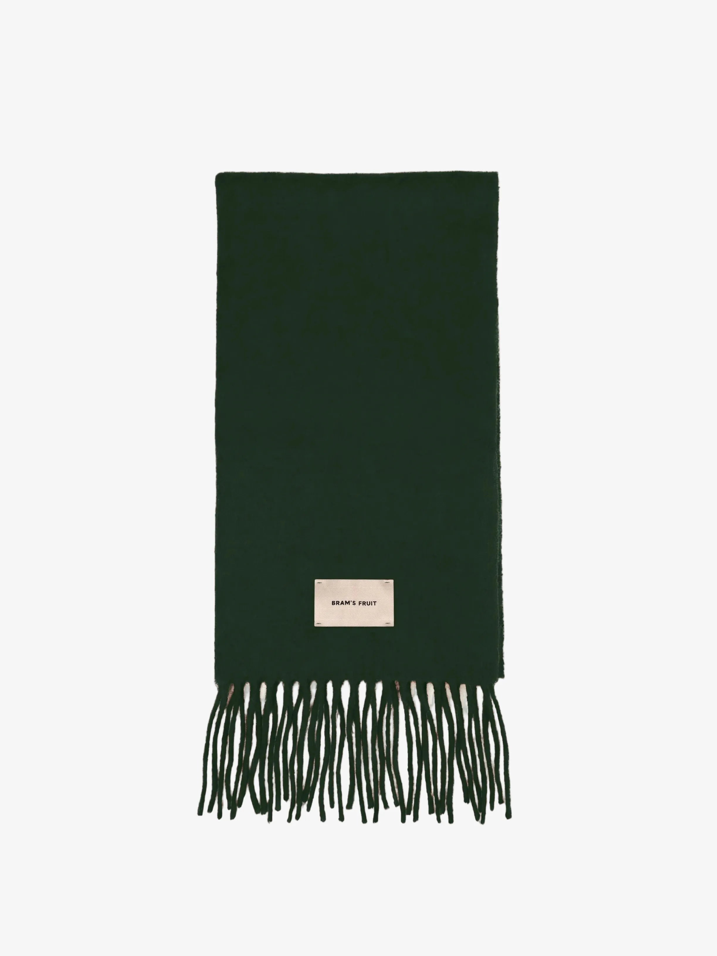 Wool Scarf - Dark Green sold by Bram's Fruit