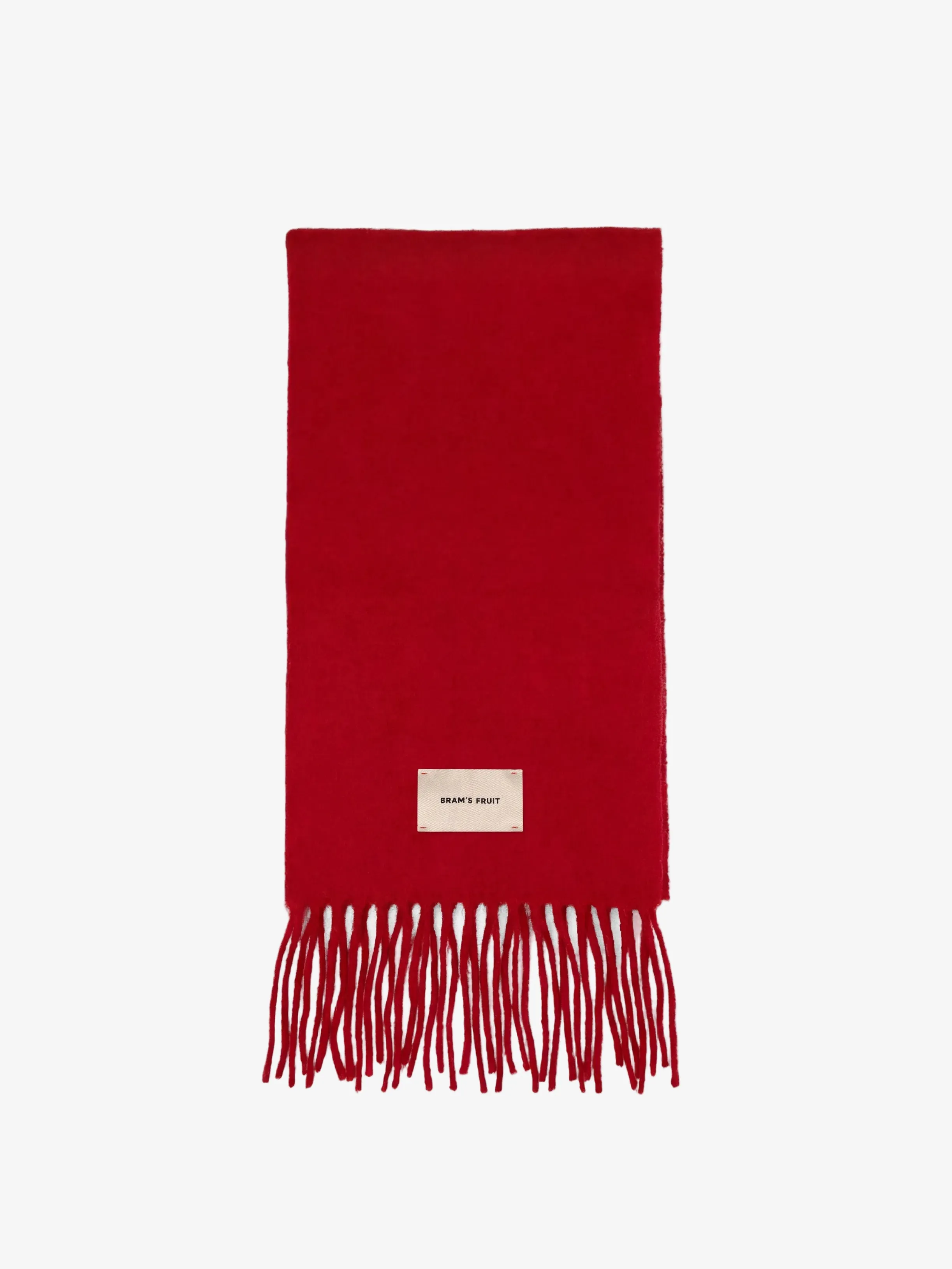 Wool Scarf - Red sold by Bram's Fruit