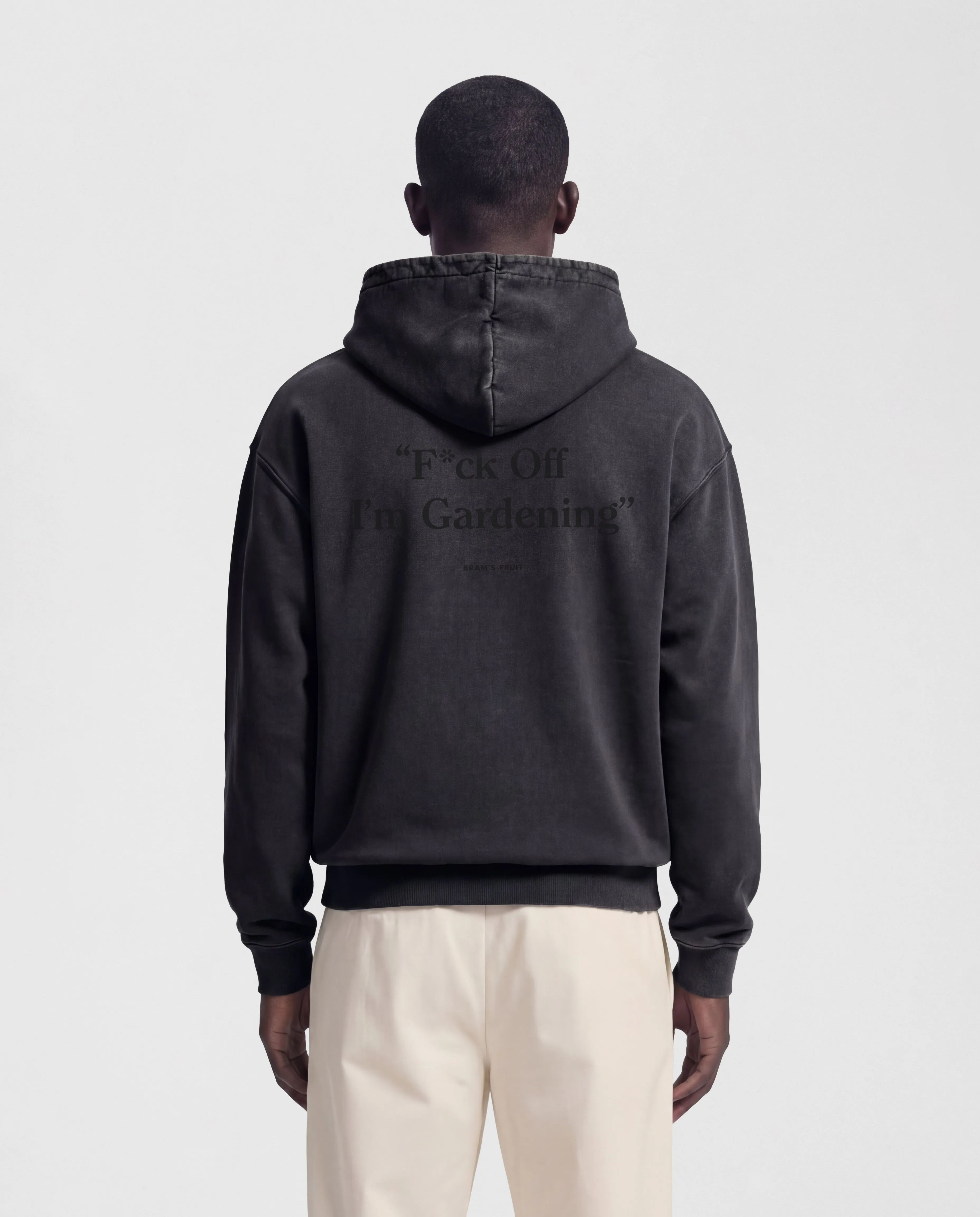 Distressed F*ck Off I'm Gardening Hoodie - Washed Black sold by Bram's Fruit