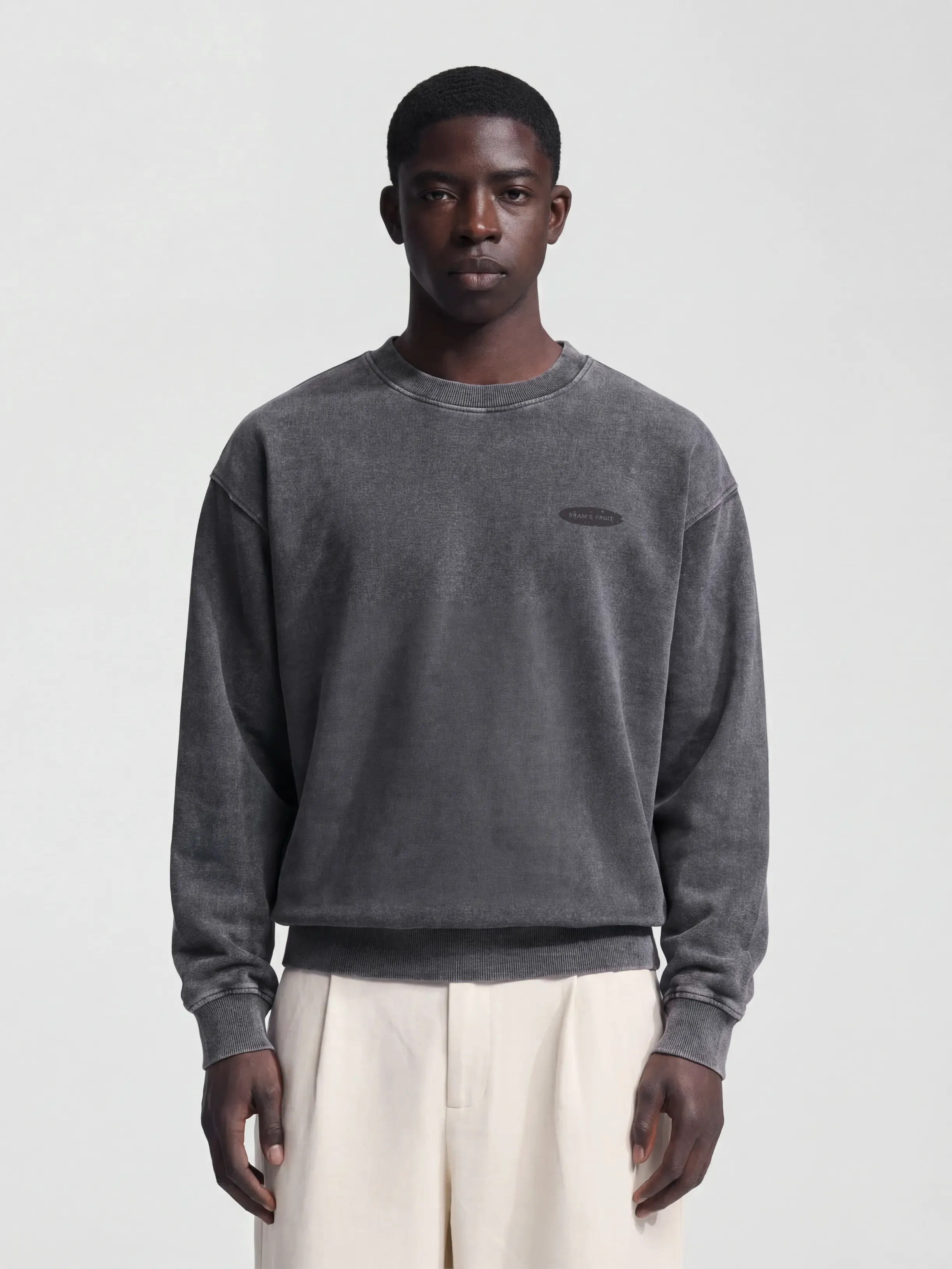 Distressed F*ck Off I'm Gardening Crewneck - Washed Black sold by Bram's Fruit product image thumbnail 2