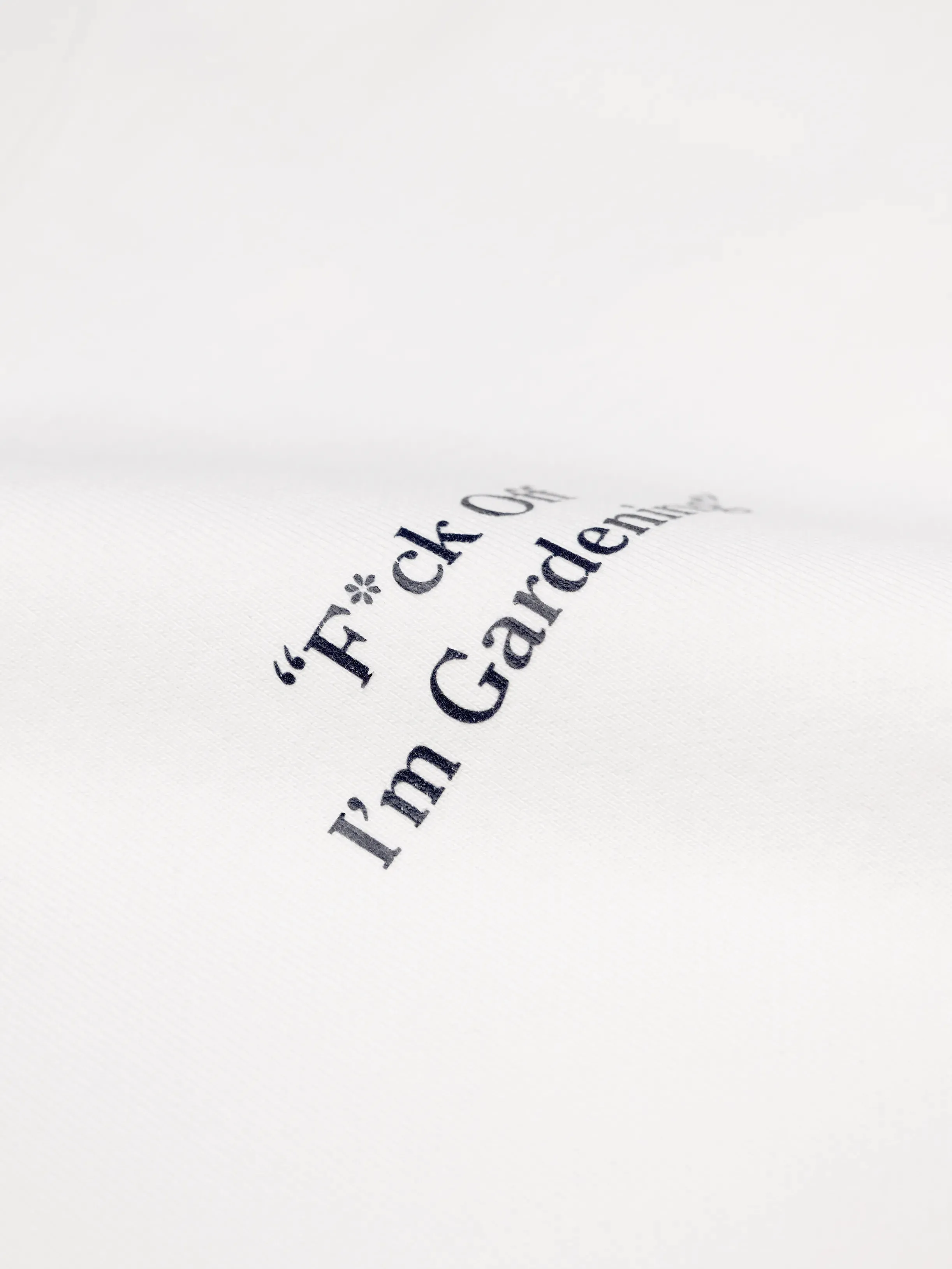 F*ck Off I'm Gardening Raglan Hoodie - Off White sold by Bram's Fruit product image thumbnail 3