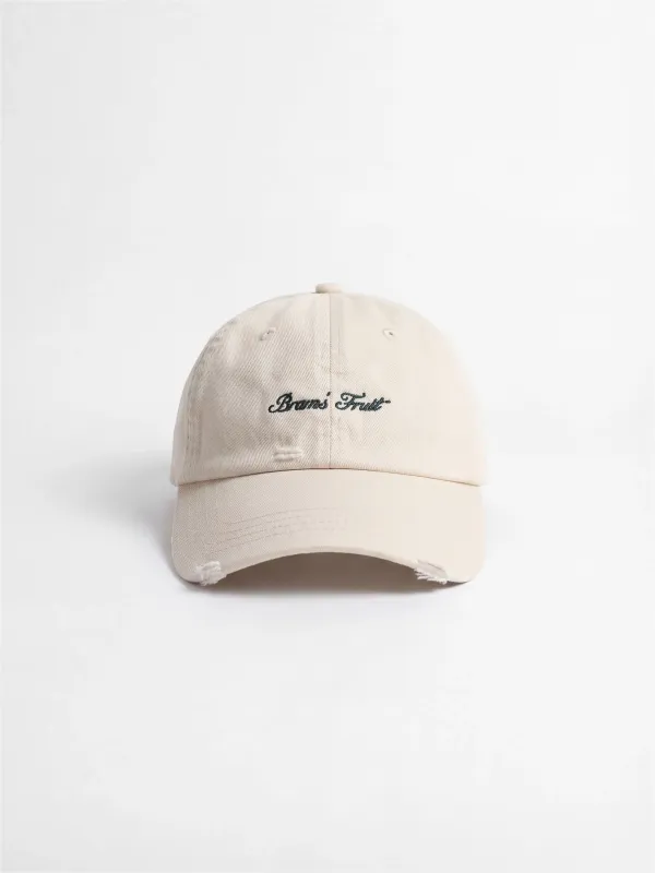 Script Logo Cap - Beige sold by Bram's Fruit