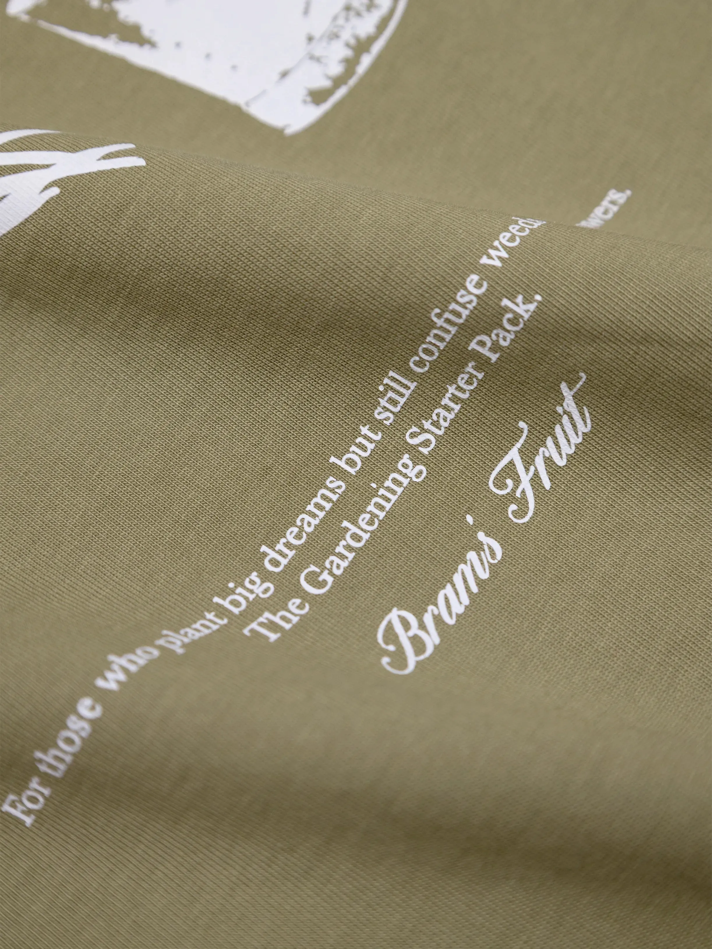 Gardening Kit T-shirt - Olive Green sold by Bram's Fruit product image thumbnail 4