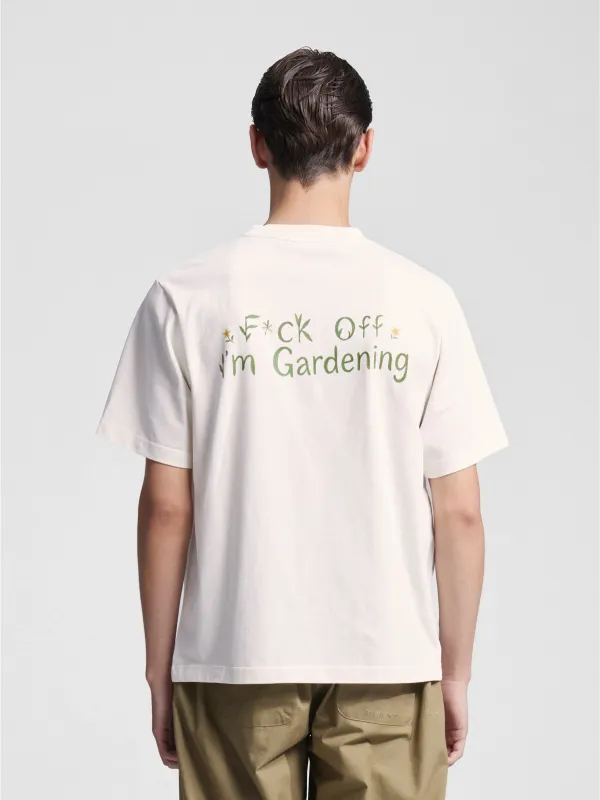 Organic F*ck Off I'm Gardening T-shirt - White sold by Bram's Fruit