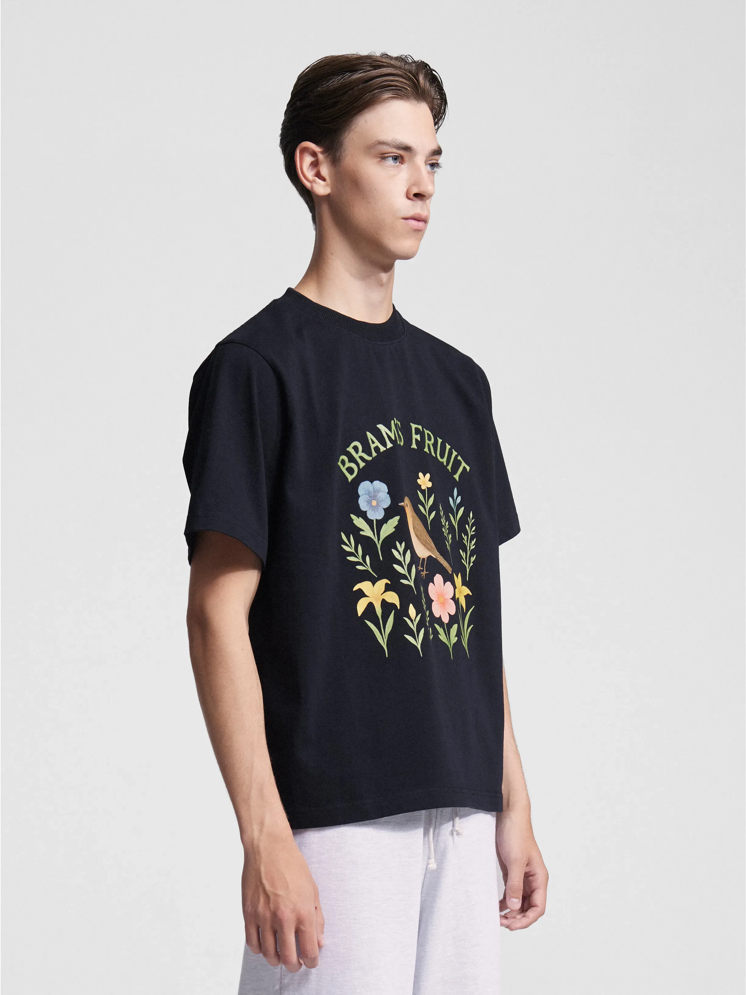 Robin T-shirt - Black sold by Bram's Fruit product image thumbnail 3