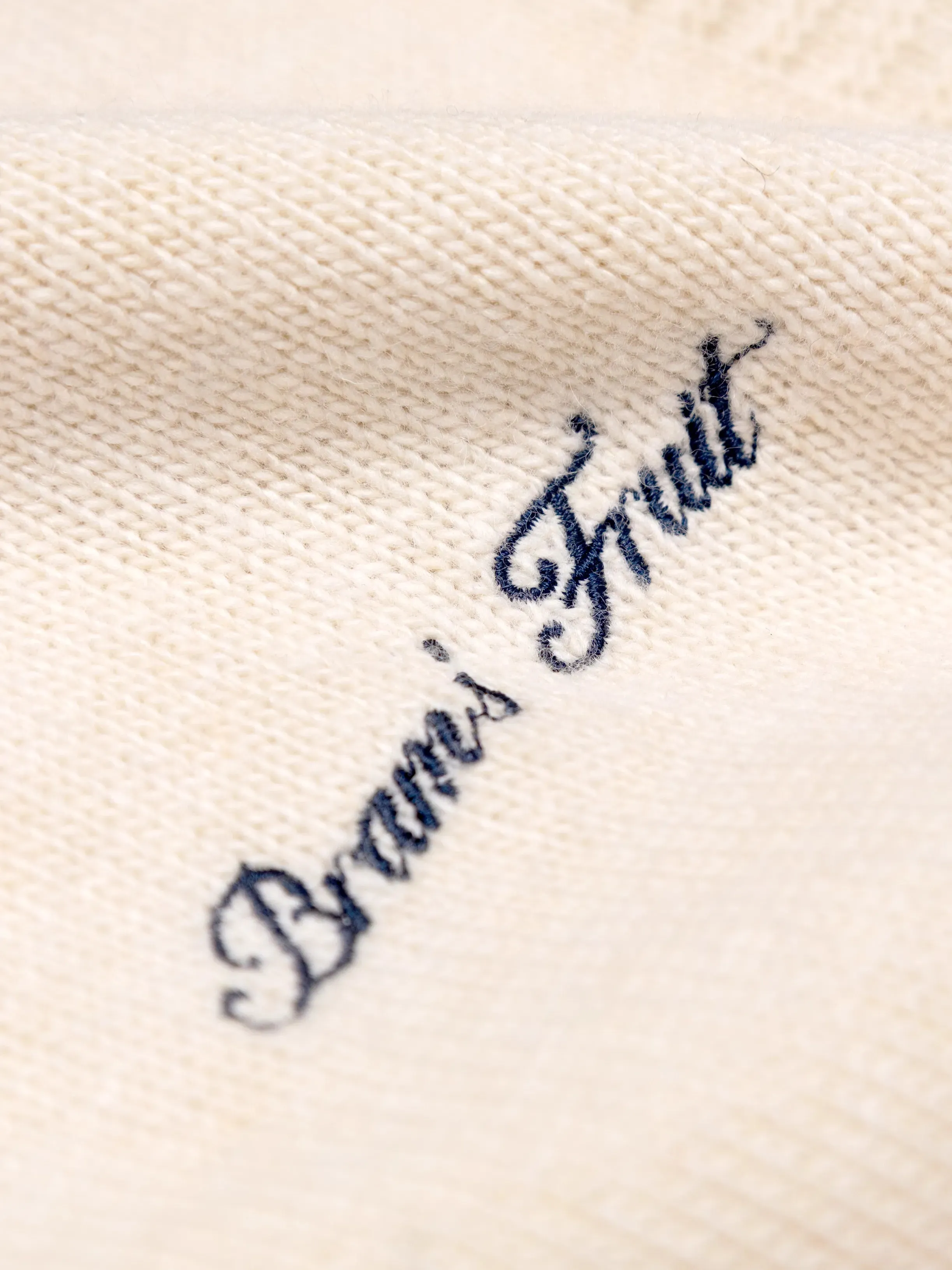 Script Logo Button-up Knit - Sand sold by Bram's Fruit product image thumbnail 4