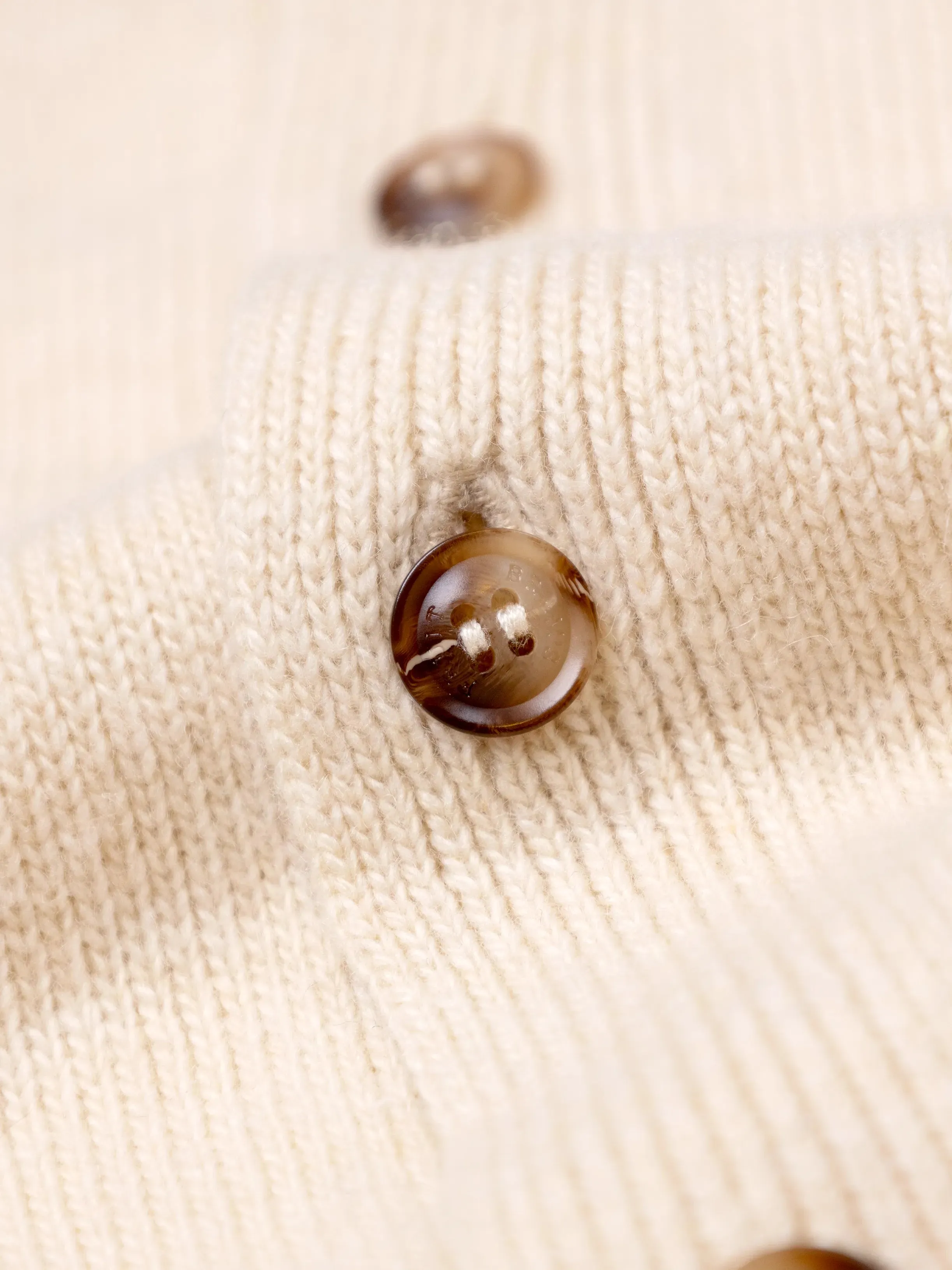 Script Logo Button-up Knit - Sand sold by Bram's Fruit product image thumbnail 5