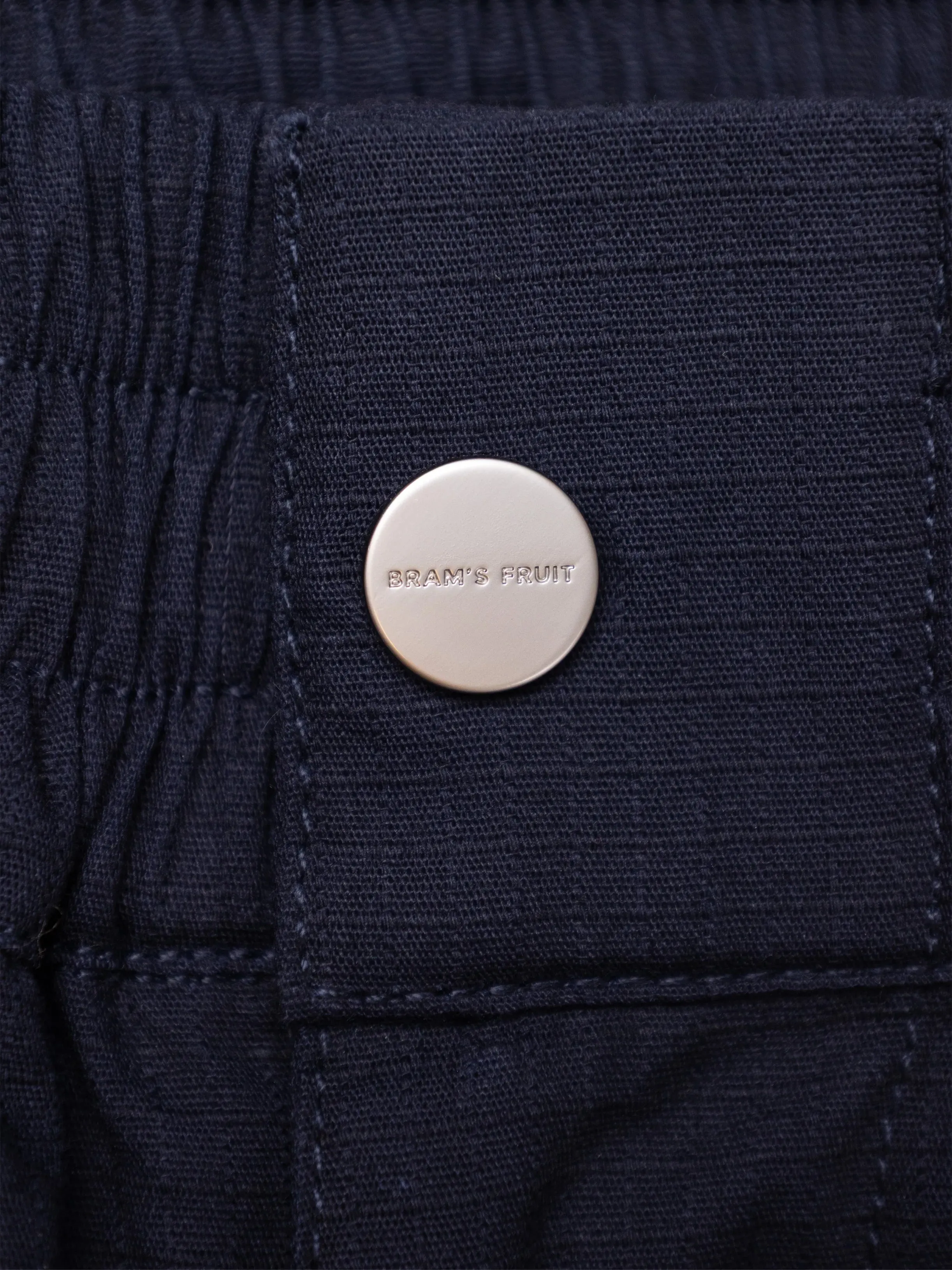 Ripstop Text Logo Shorts - Navy sold by Bram's Fruit product image thumbnail 4