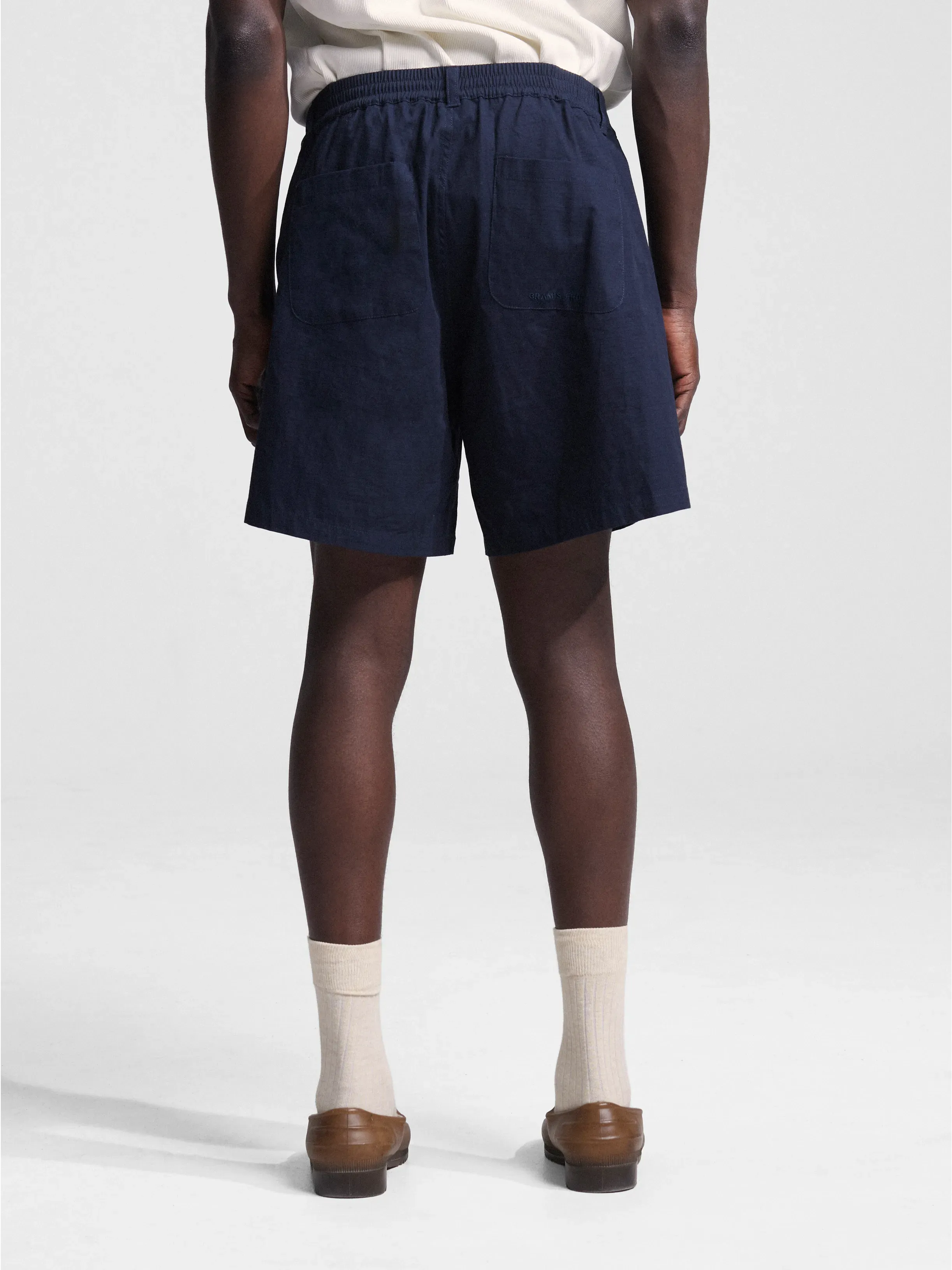 Ripstop Text Logo Shorts - Navy sold by Bram's Fruit product image thumbnail 2