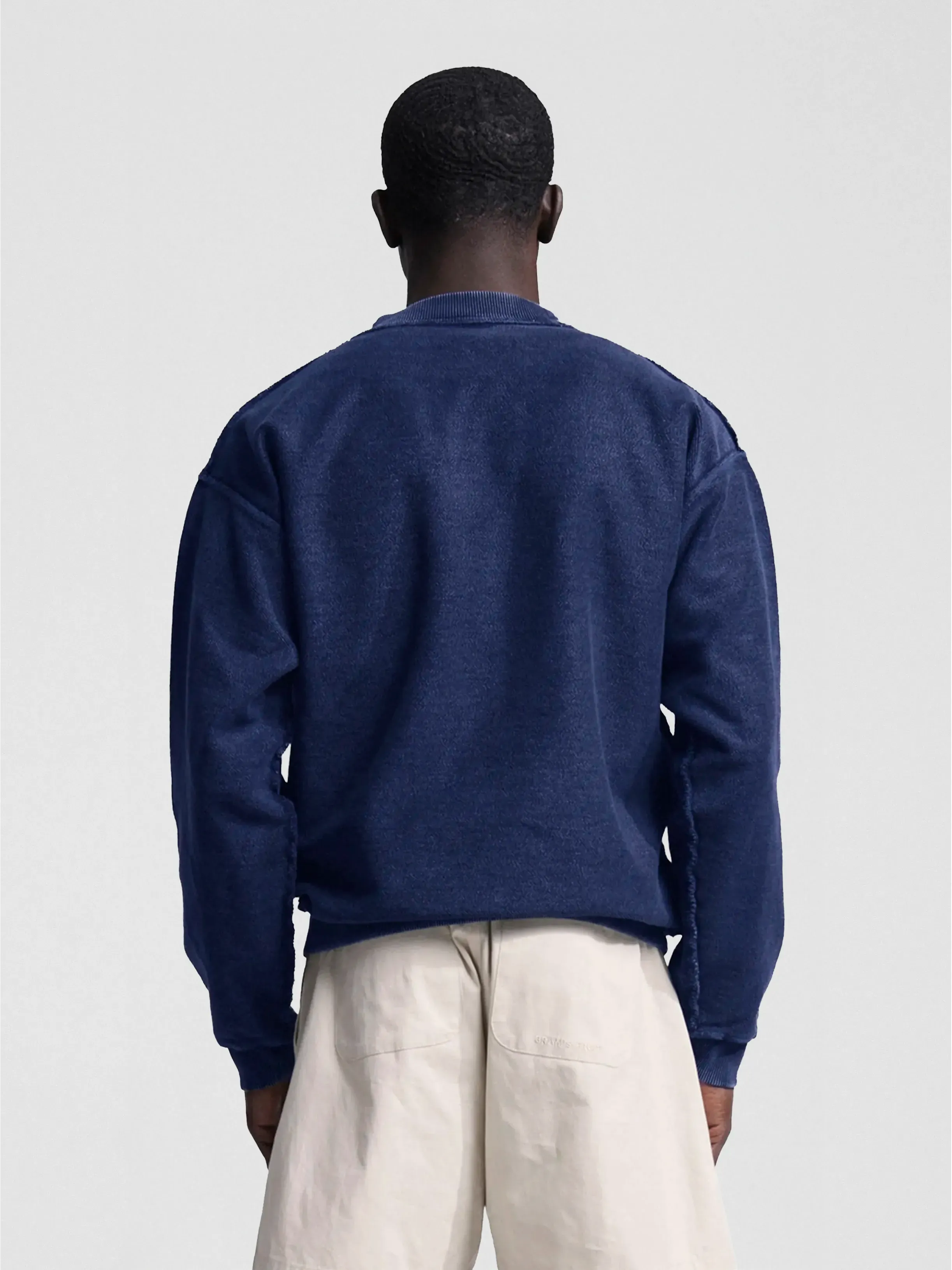 Chest Pocket Crewneck - Washed Navy sold by Bram's Fruit product image thumbnail 3