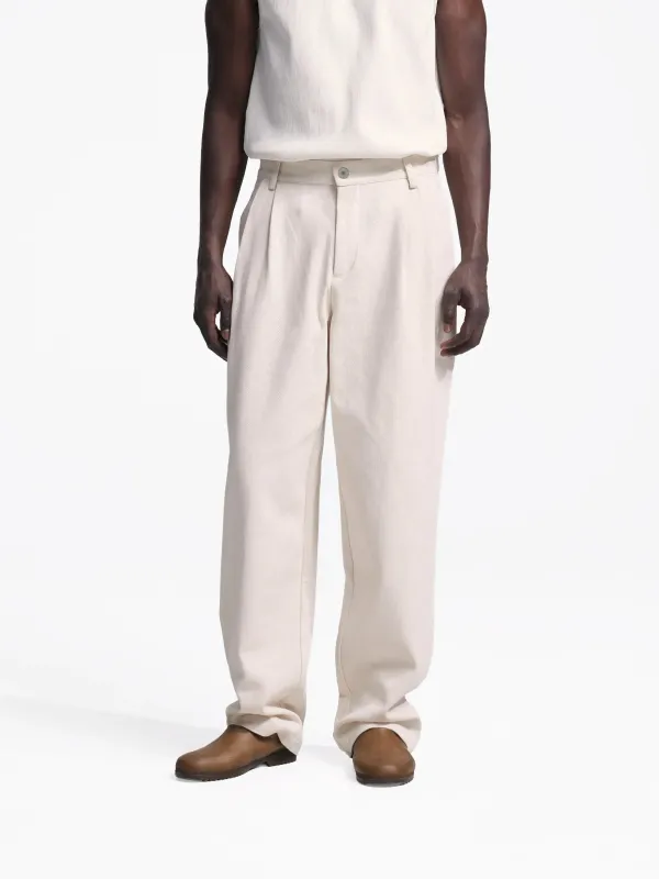 Twill Trousers 2.0 - Beige made by Bram's Fruit