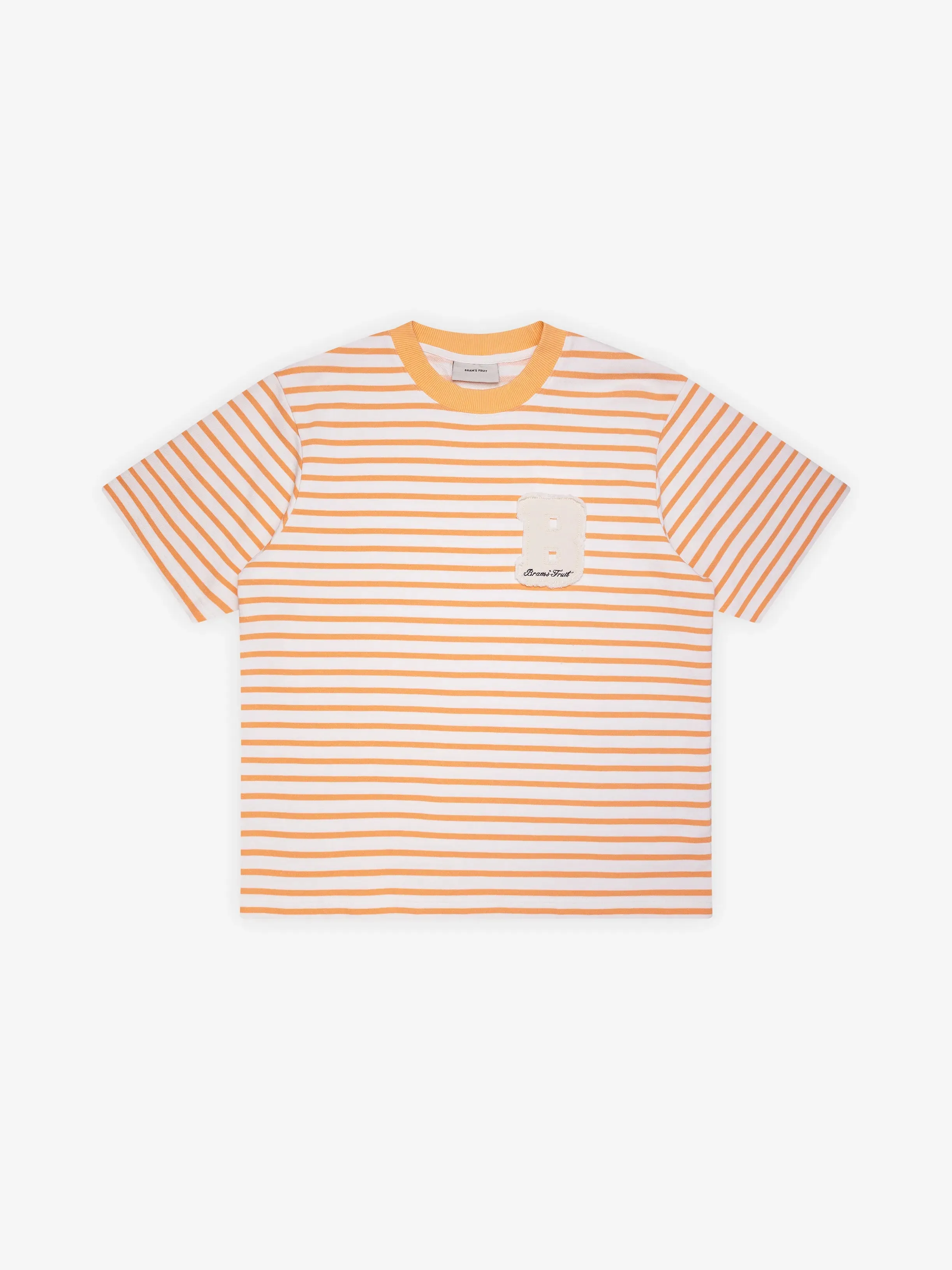 Varsity Striped T-shirt - Orange sold by Bram's Fruit product image thumbnail 5