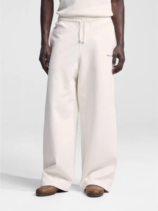 Script Logo Sweatpants - Off White sold by Bram's Fruit