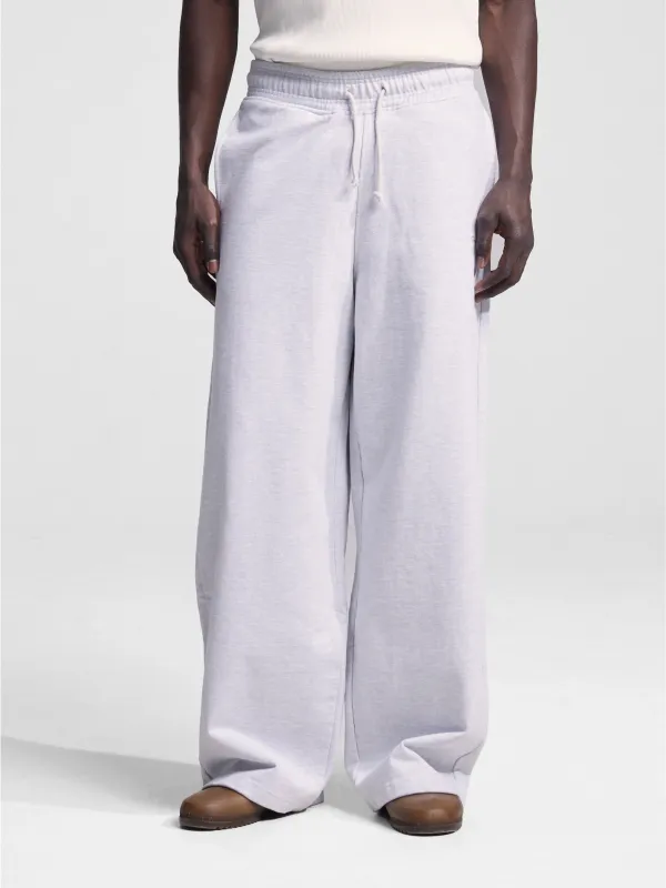 Script Logo Sweatpants - Grey Melange sold by Bram's Fruit