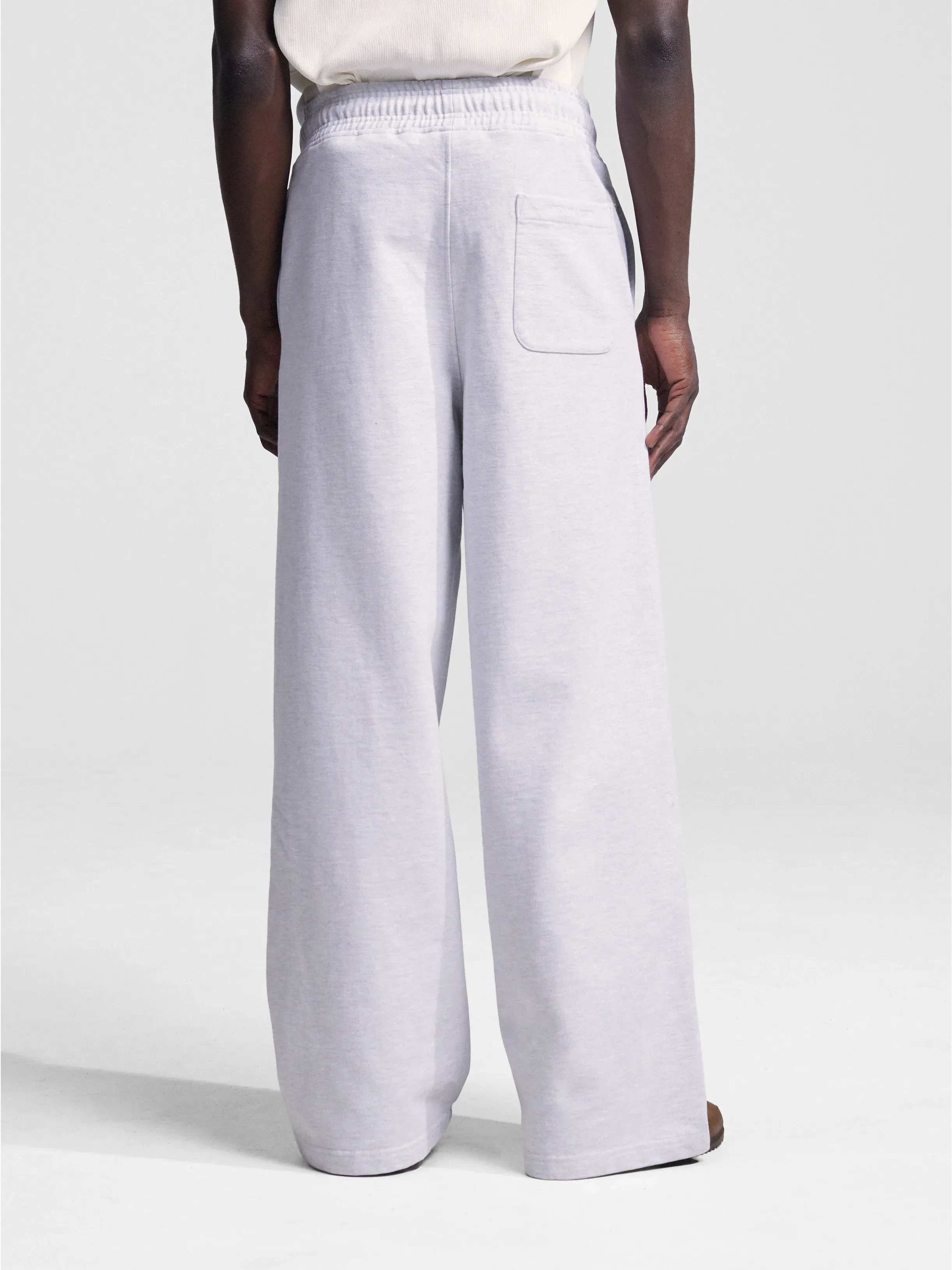 Script Logo Sweatpants - Grey Melange sold by Bram's Fruit product image thumbnail 2