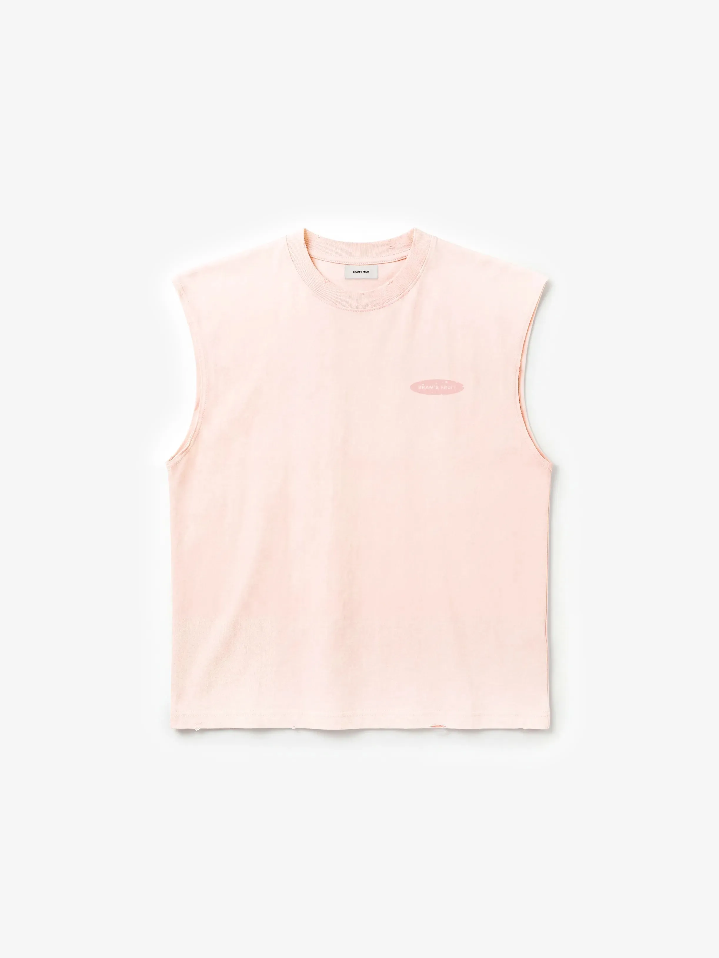 Distressed “F*ck Off I'm Gardening” Sleeveless T-shirt - Strawberry Milkshake Pink sold by Bram's Fruit product image thumbnail 5