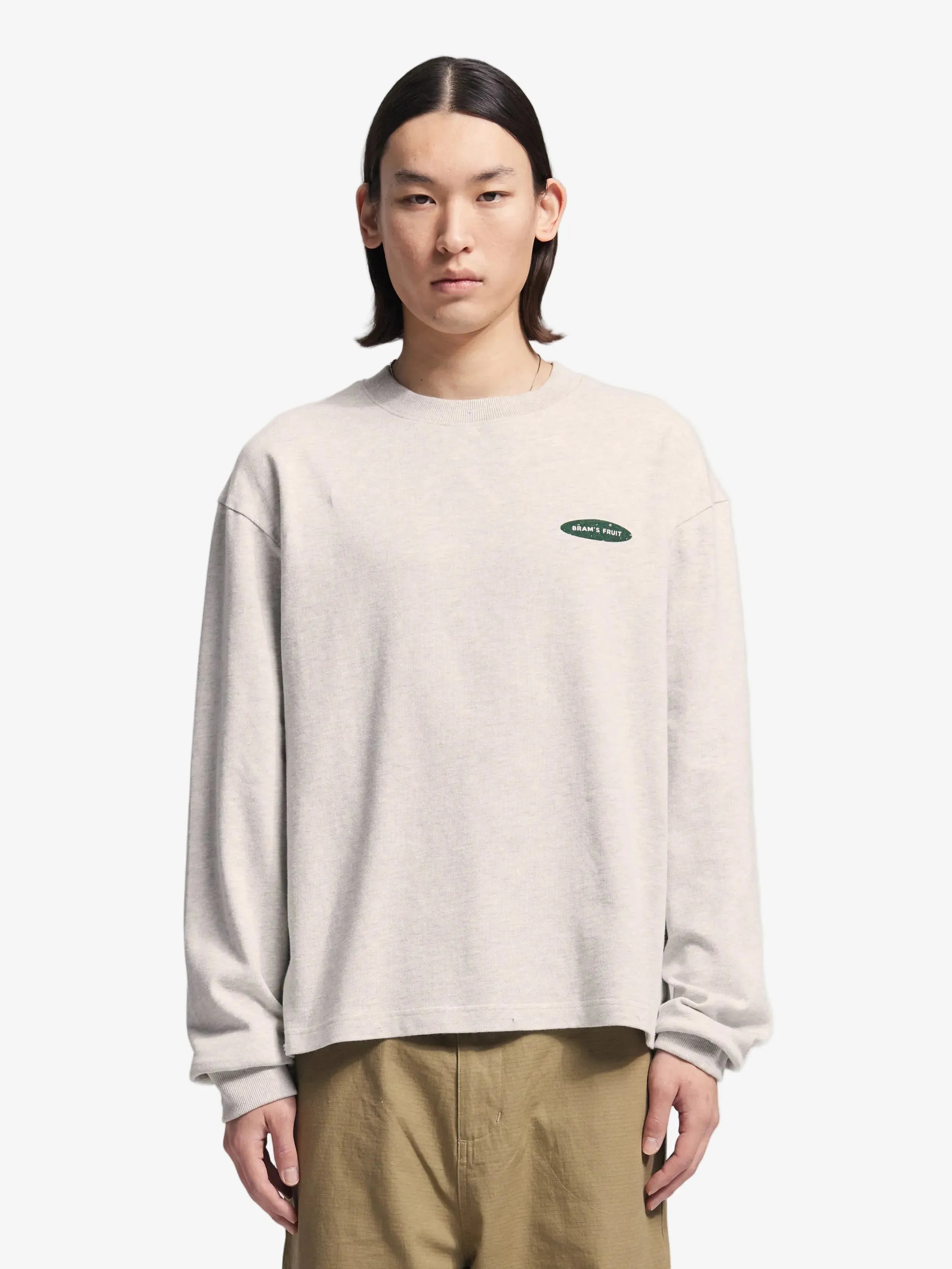 Distressed “F*ck Off I'm Gardening” Longsleeve - Grey Melange sold by Bram's Fruit product image thumbnail 2