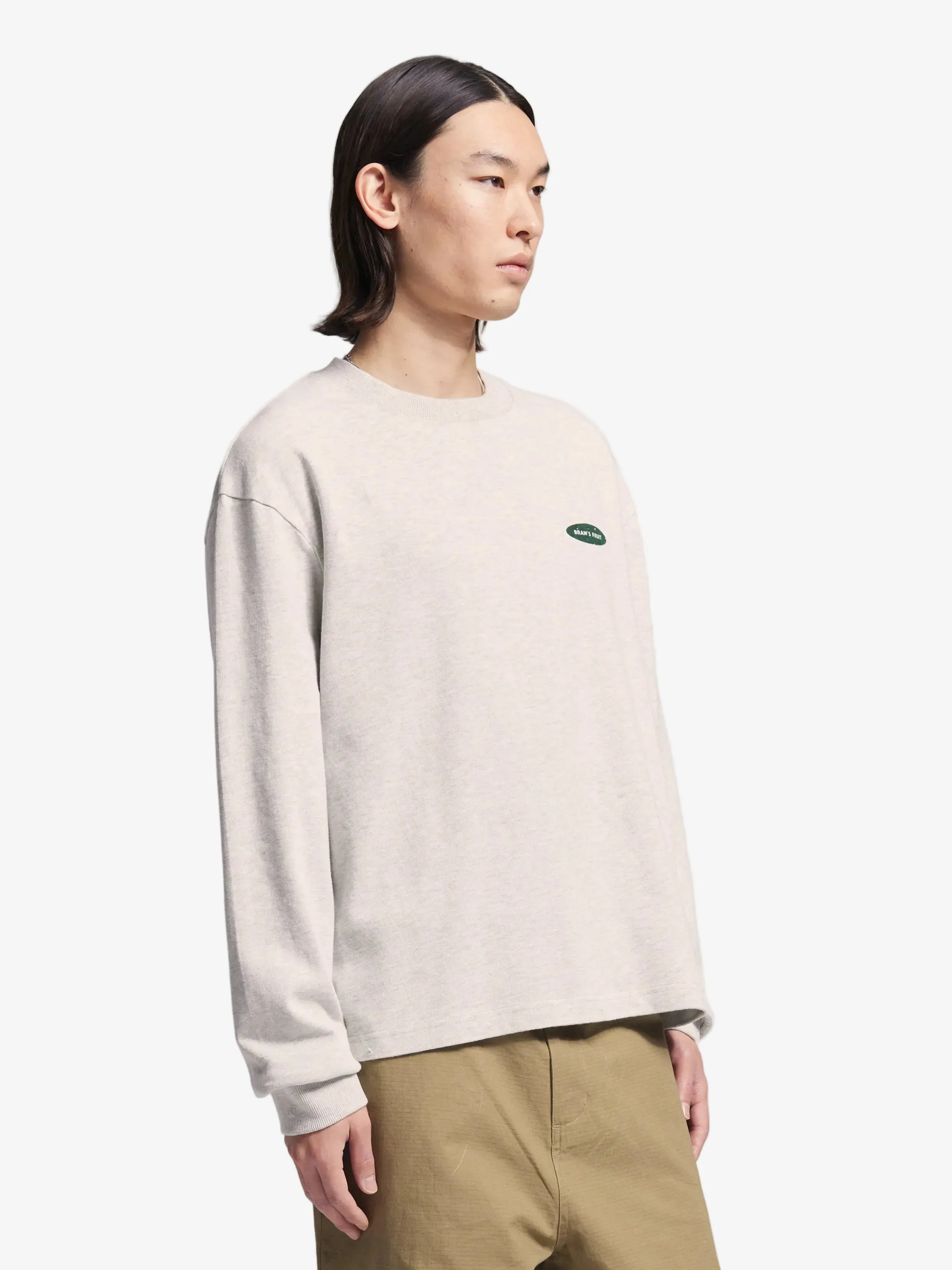 Distressed “F*ck Off I'm Gardening” Longsleeve - Grey Melange sold by Bram's Fruit product image thumbnail 3