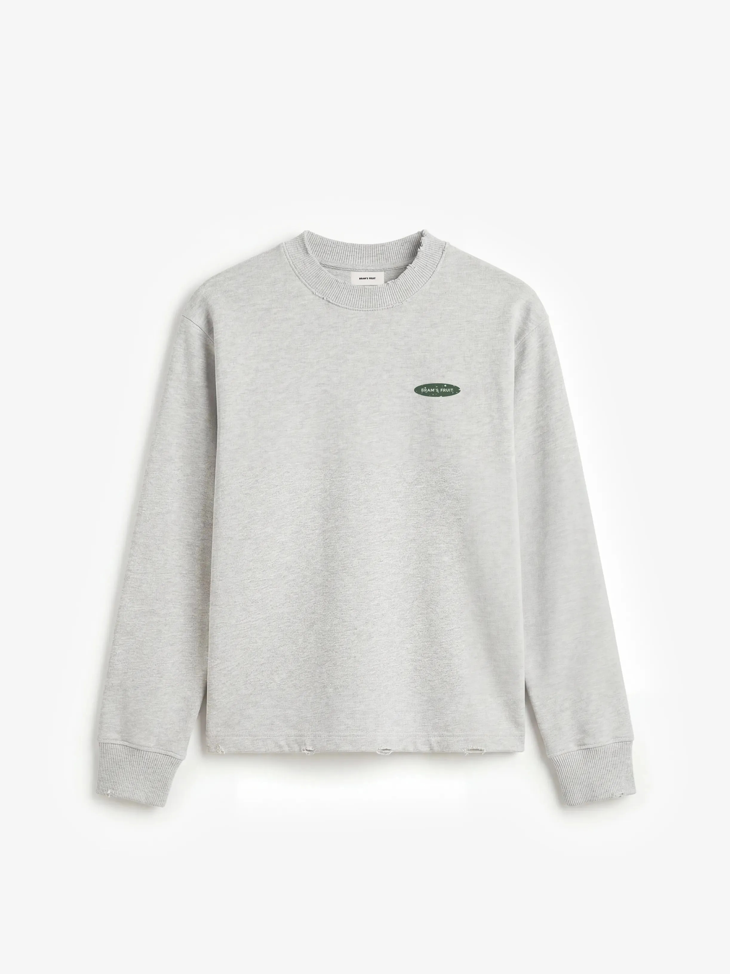 Distressed “F*ck Off I'm Gardening” Longsleeve - Grey Melange sold by Bram's Fruit product image thumbnail 4