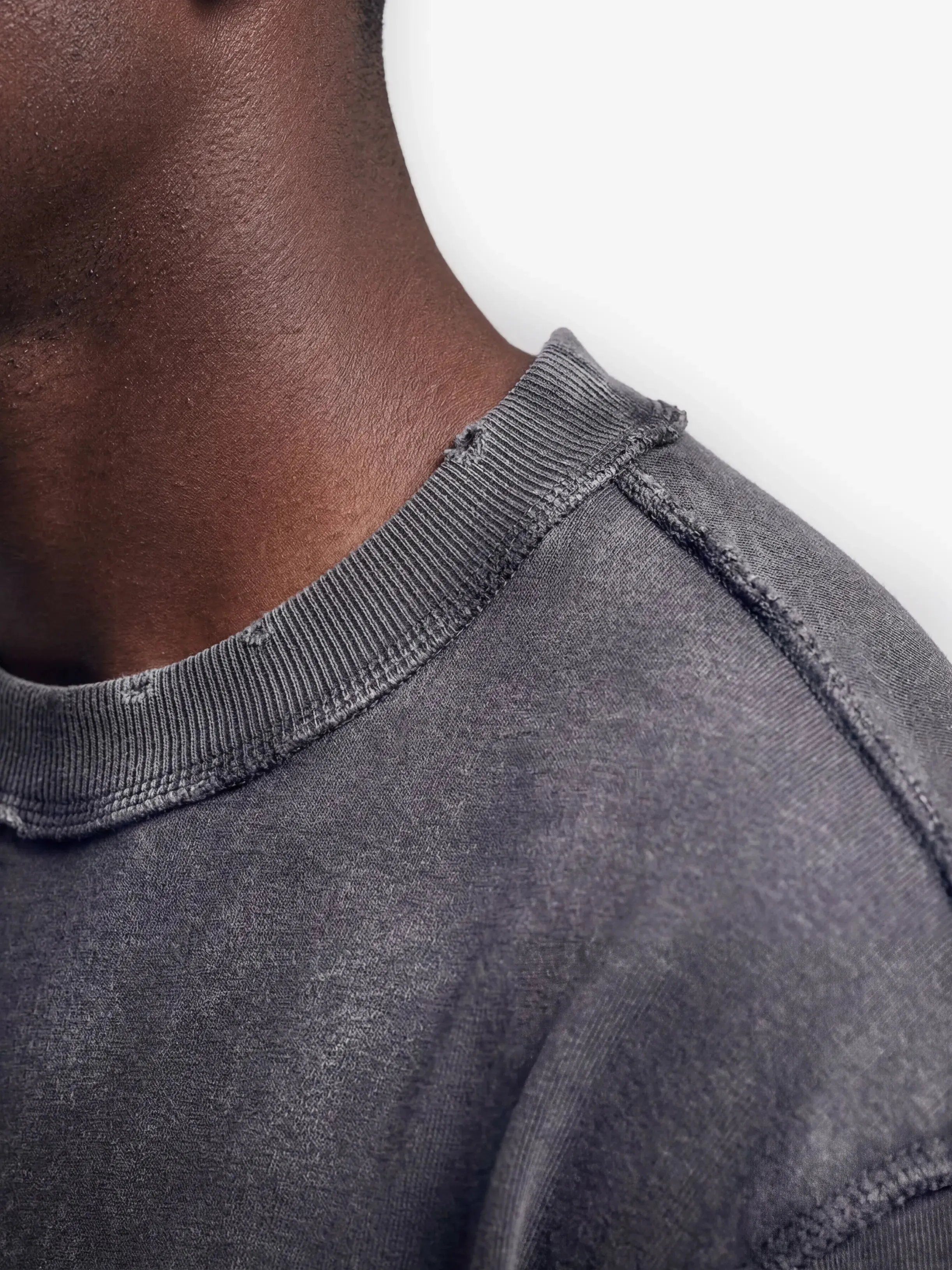 Distressed Leaf Longsleeve - Shadow Black sold by Bram's Fruit product image thumbnail 4