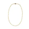 Linked 14k Gold Pearl Necklace sold by MHART