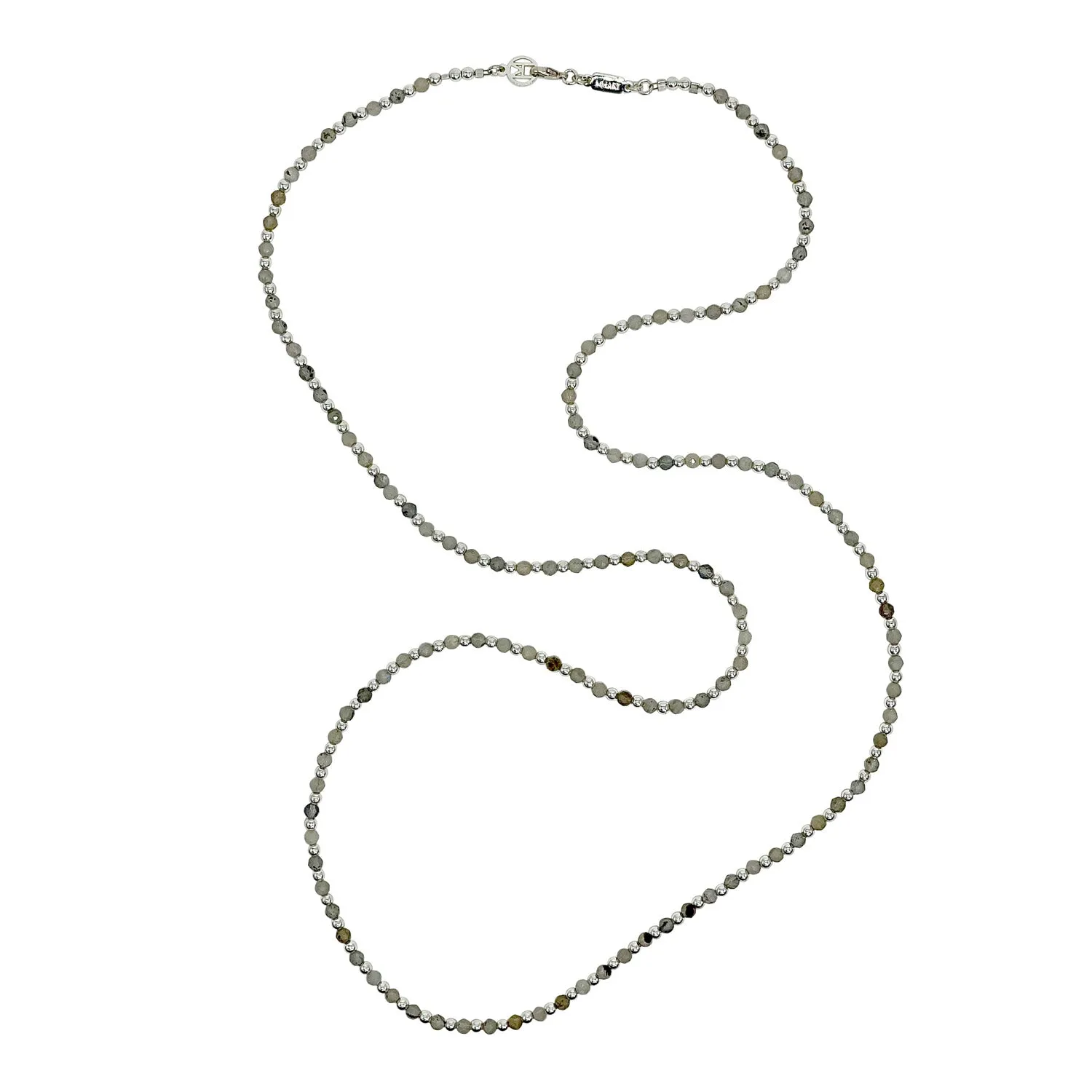 Labradorite & Hematite Wrap Necklace sold by MHART product image thumbnail 3