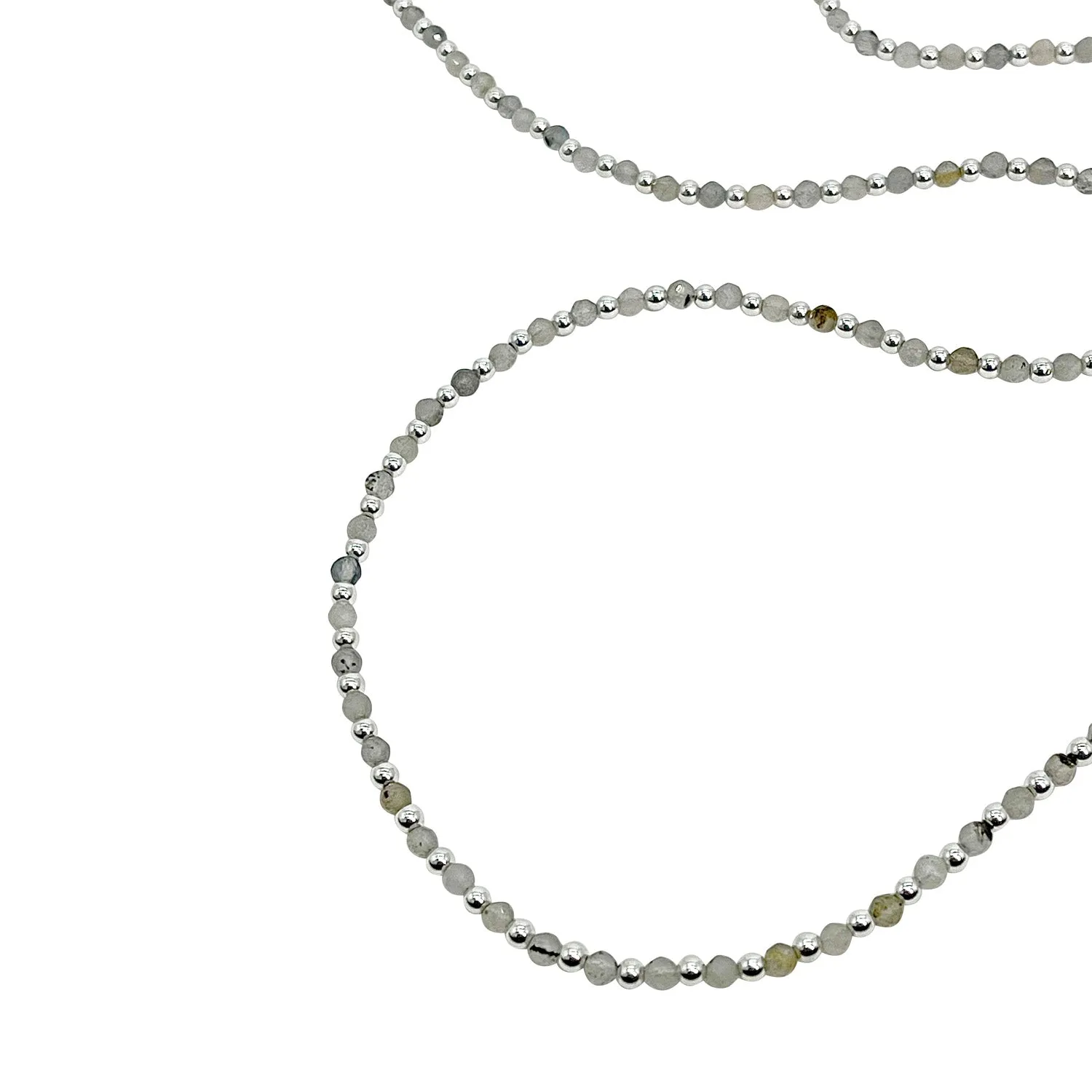 Labradorite & Hematite Wrap Necklace sold by MHART product image thumbnail 4