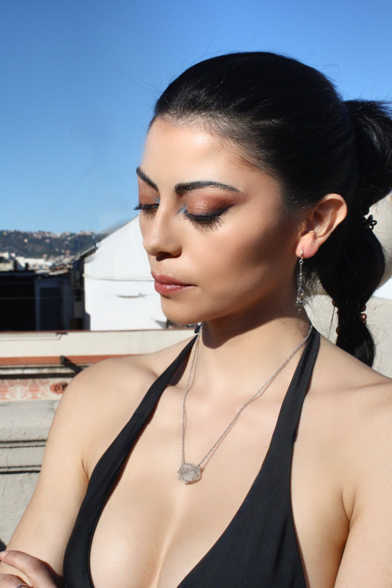 Caged Quartz Necklace sold by MHART product image thumbnail 2