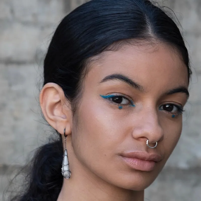 Single Caged Quartz Earring sold by MHART product image thumbnail 2