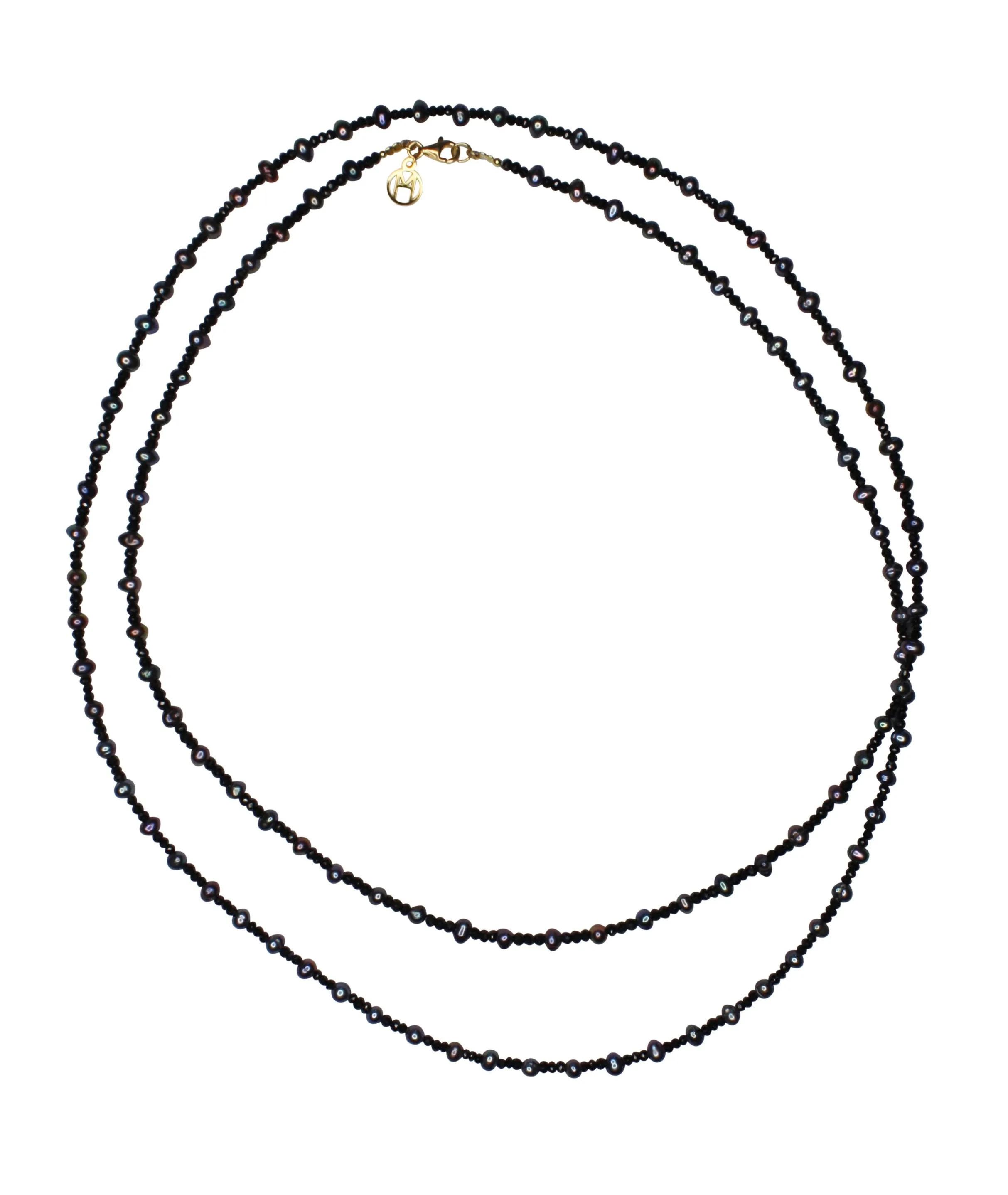 Beaded Black Pearl Necklace sold by MHART product image thumbnail 2