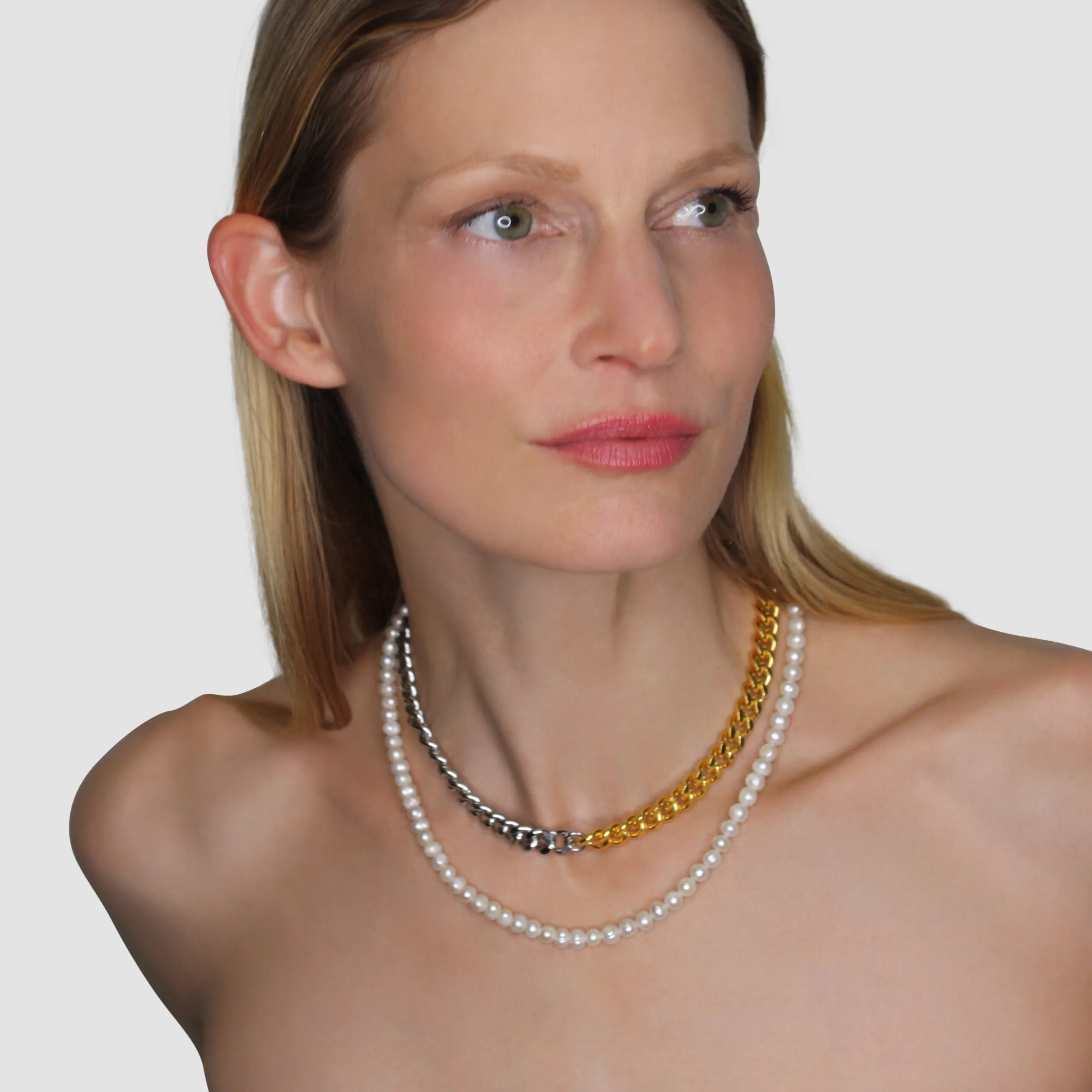 Silver Gold Chain sold by MHART product image thumbnail 3
