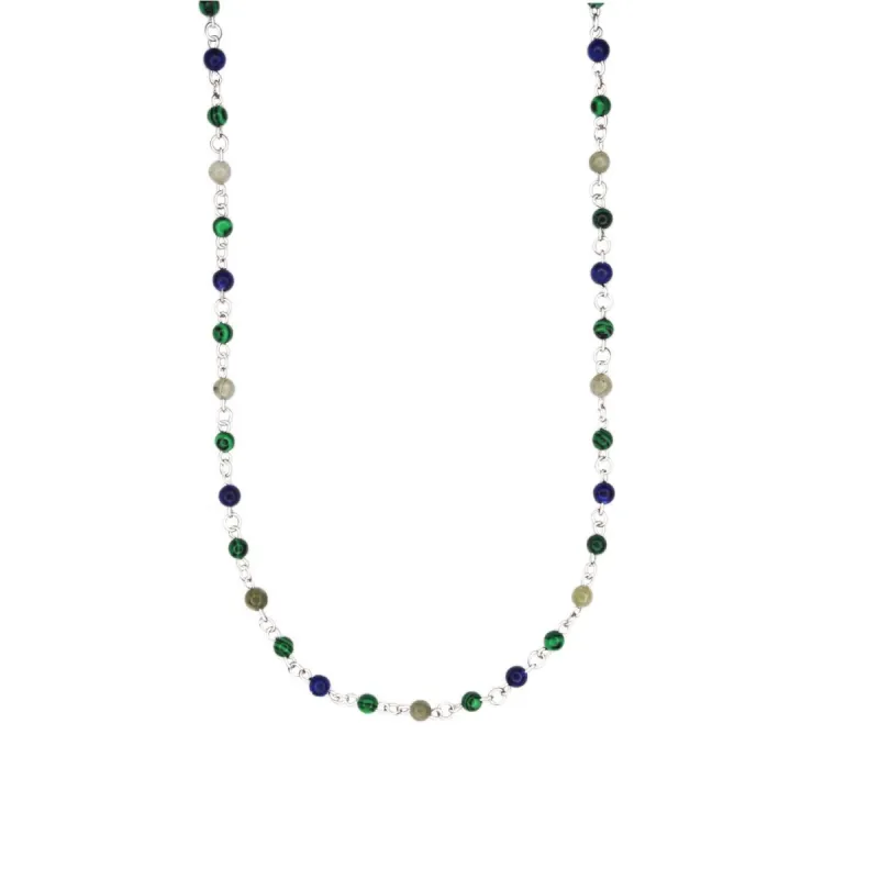Linked Gemstone Necklace sold by MHART