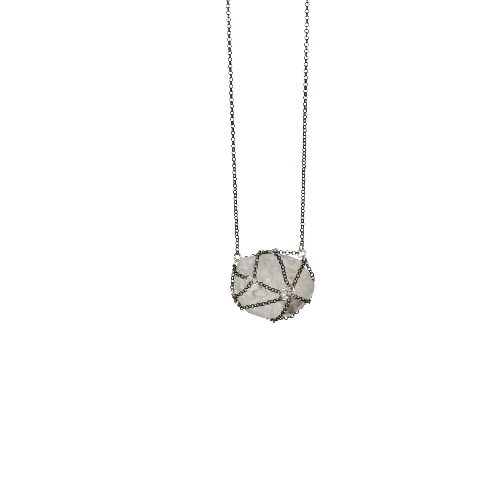 Caged Quartz Necklace sold by MHART product image thumbnail 3